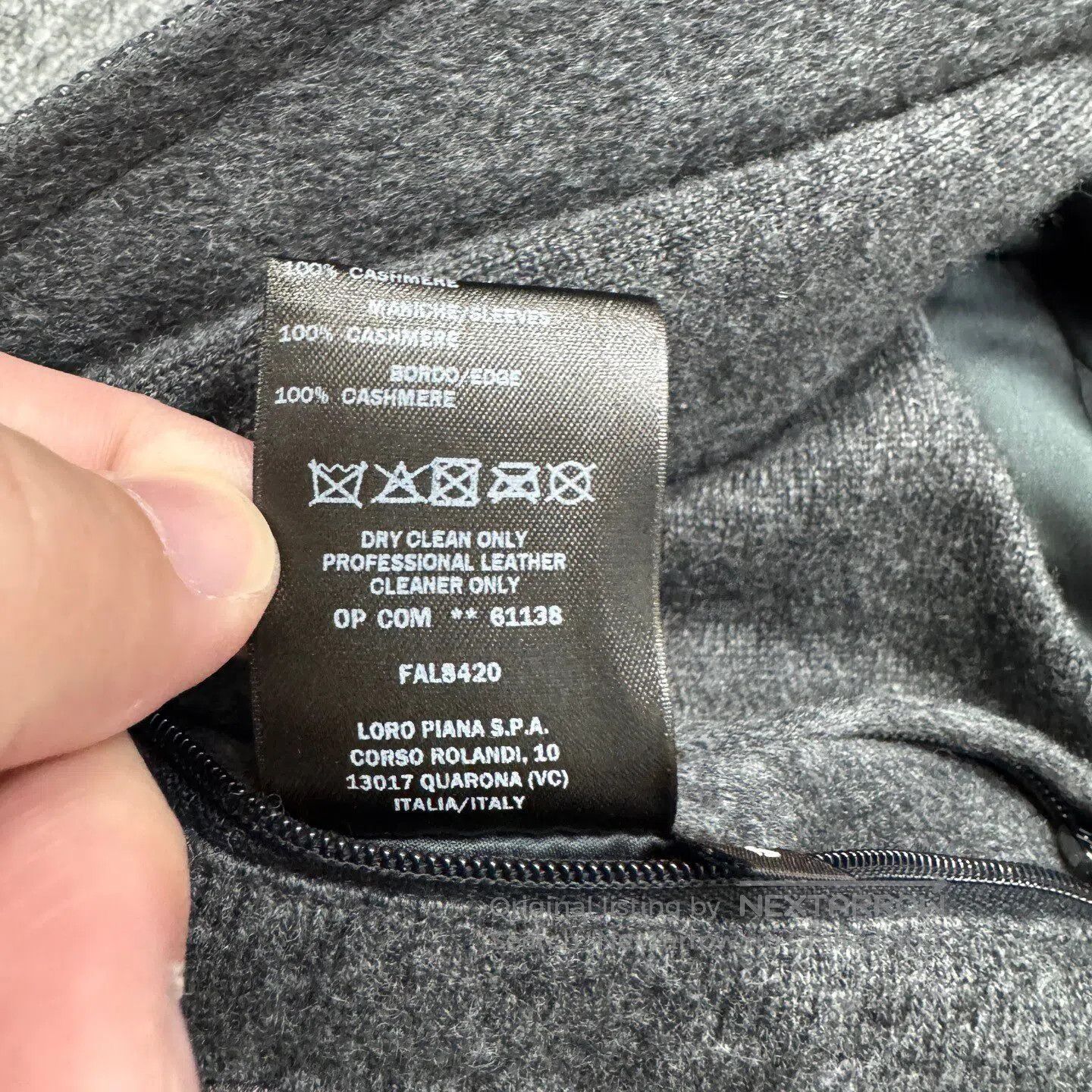 Loro Piana LORO PIANA Goat leather-spliced cashmere hooded jacket| Size US S / EU 44-46 / 1 - 5 Thumbnail