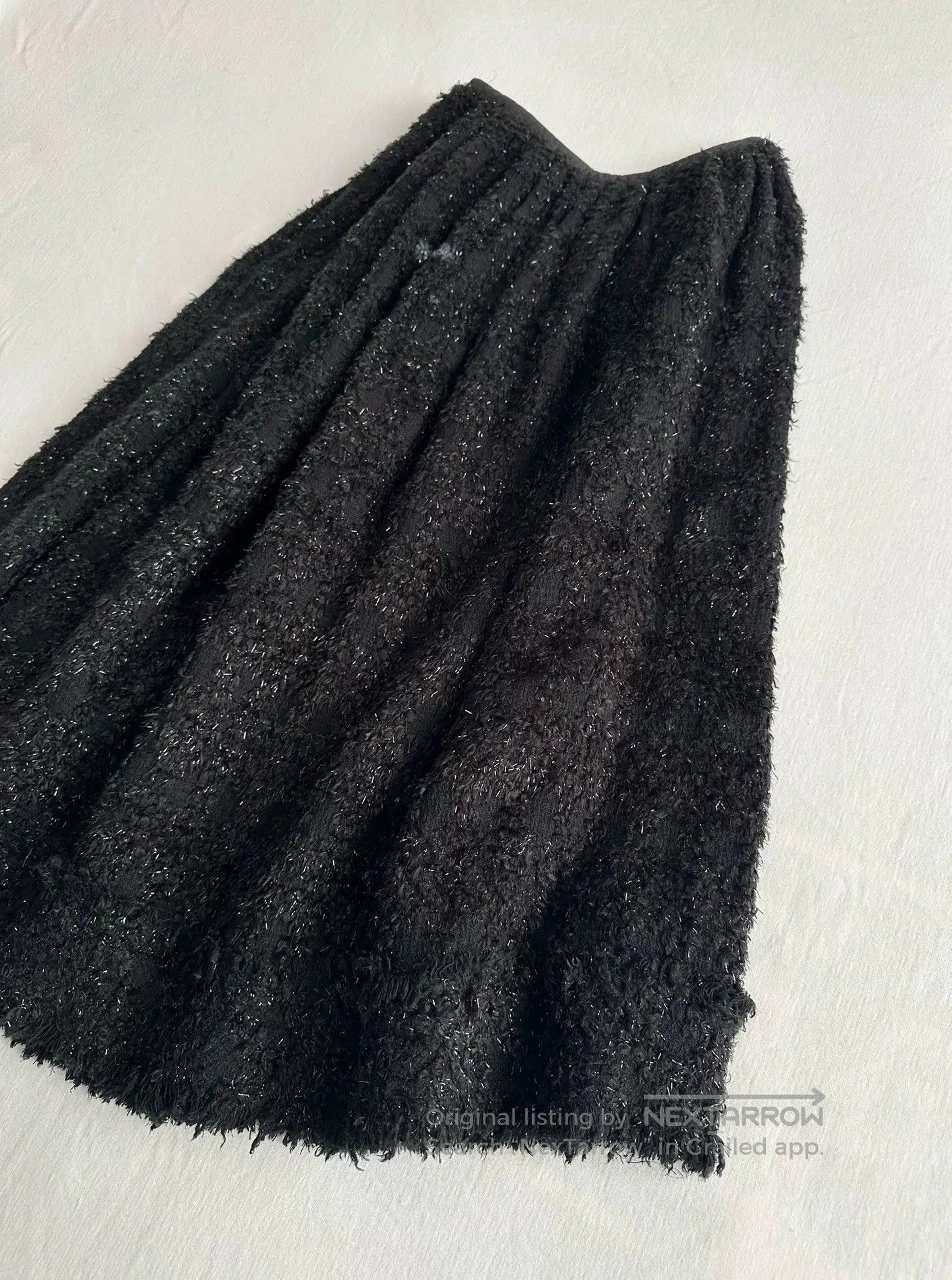 Junya Watanabe elegant black fringe skirt by Junya Watanabe. Size US 32 / EU 48 - 6 Thumbnail