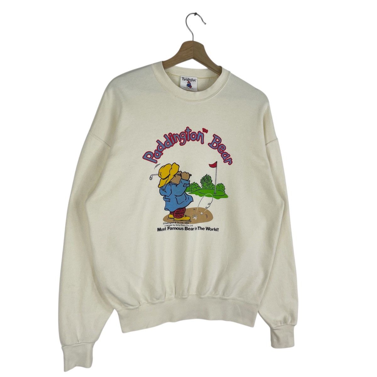 Cartoon Network × Vintage 1994 Paddington Bear Sweatshirt Size US M / EU 48-50 / 2 - 4 Thumbnail