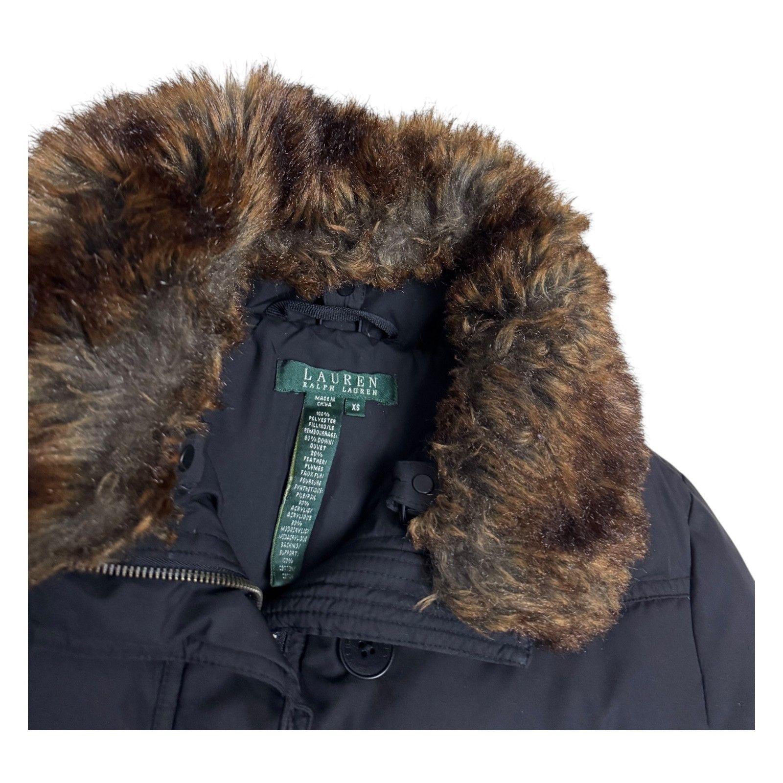 Ralph Lauren LAUREN RALPH LAUREN Down Faux Fur Puffer Parka Coat XS Size XS / US 0-2 / IT 36-38 - 3 Thumbnail