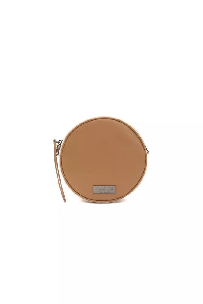 Pompei Donatella Black Leather Women Shoulder Bag