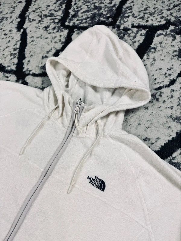 The North Face The North Face fleece hoodie white tnf XXL Size XXL / US 16-18 / IT 52-54 - 3 Thumbnail