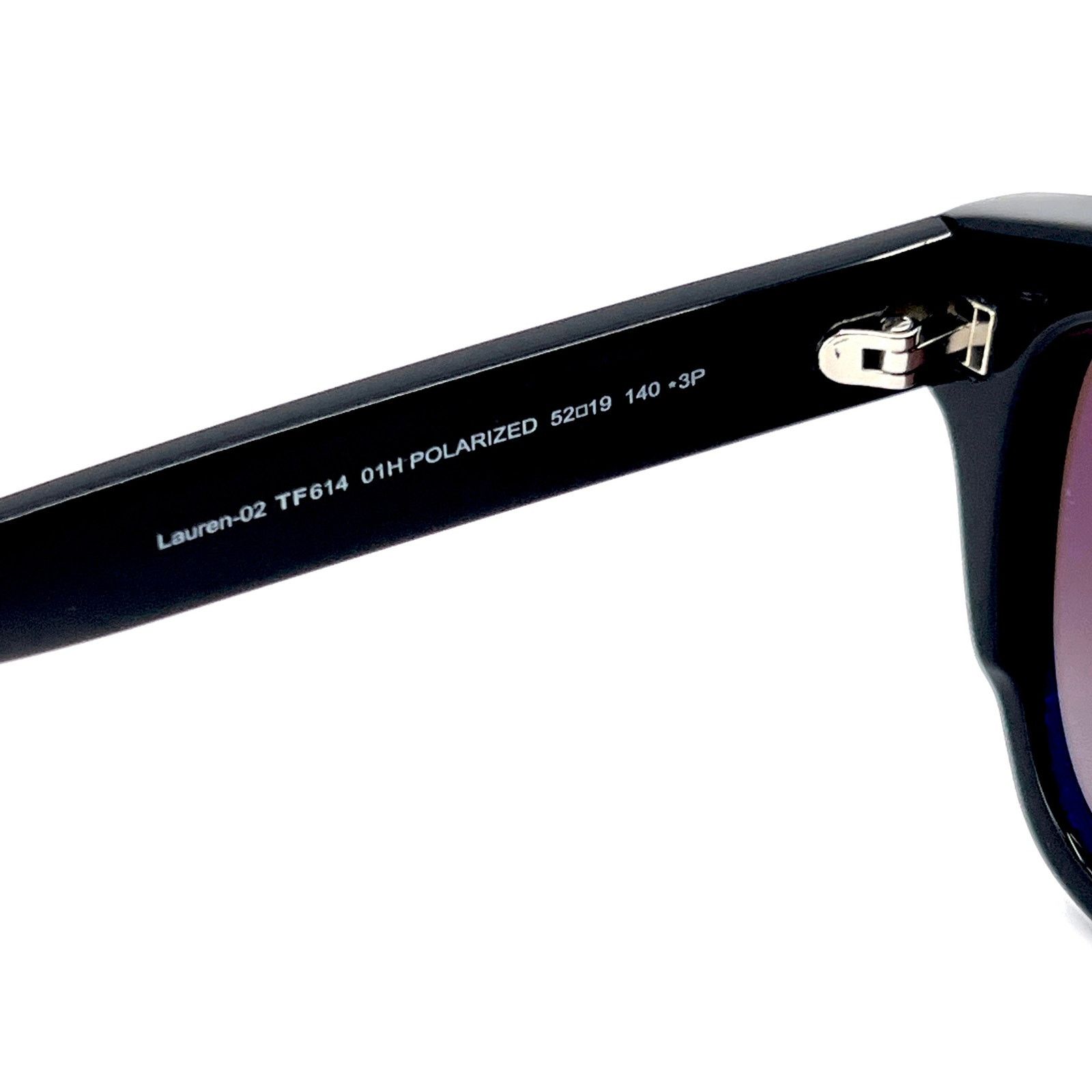 Tom Ford New, TOM FORD Lauren-02 Sunglasses TF614 01H Polarized Size ONE SIZE - 8 Thumbnail