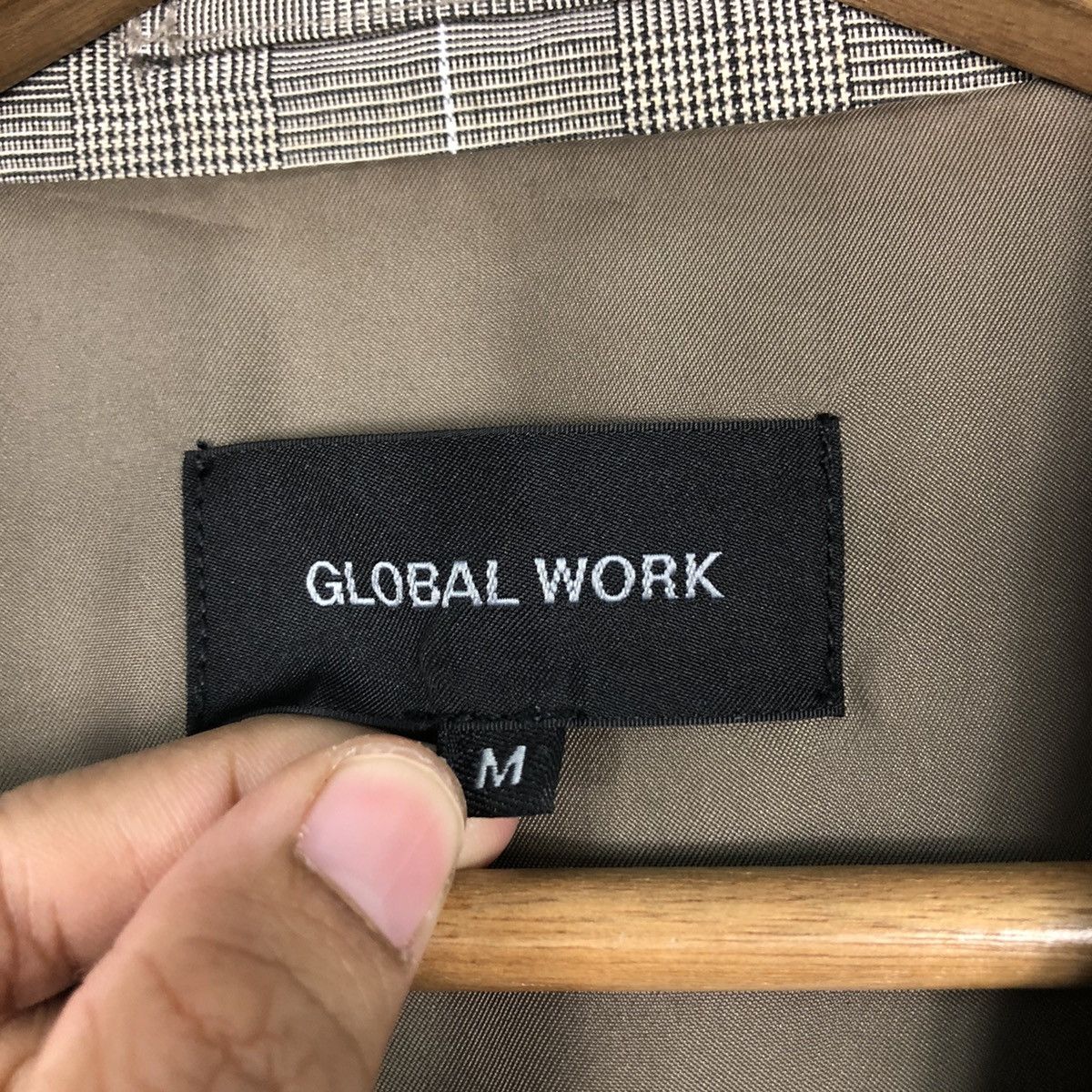 Global Work × Japanese Brand × Vintage 📌Vintage Bomber Jacket Blanket Global Work Issey Miyake Size US M / EU 48-50 / 2 - 18 Thumbnail