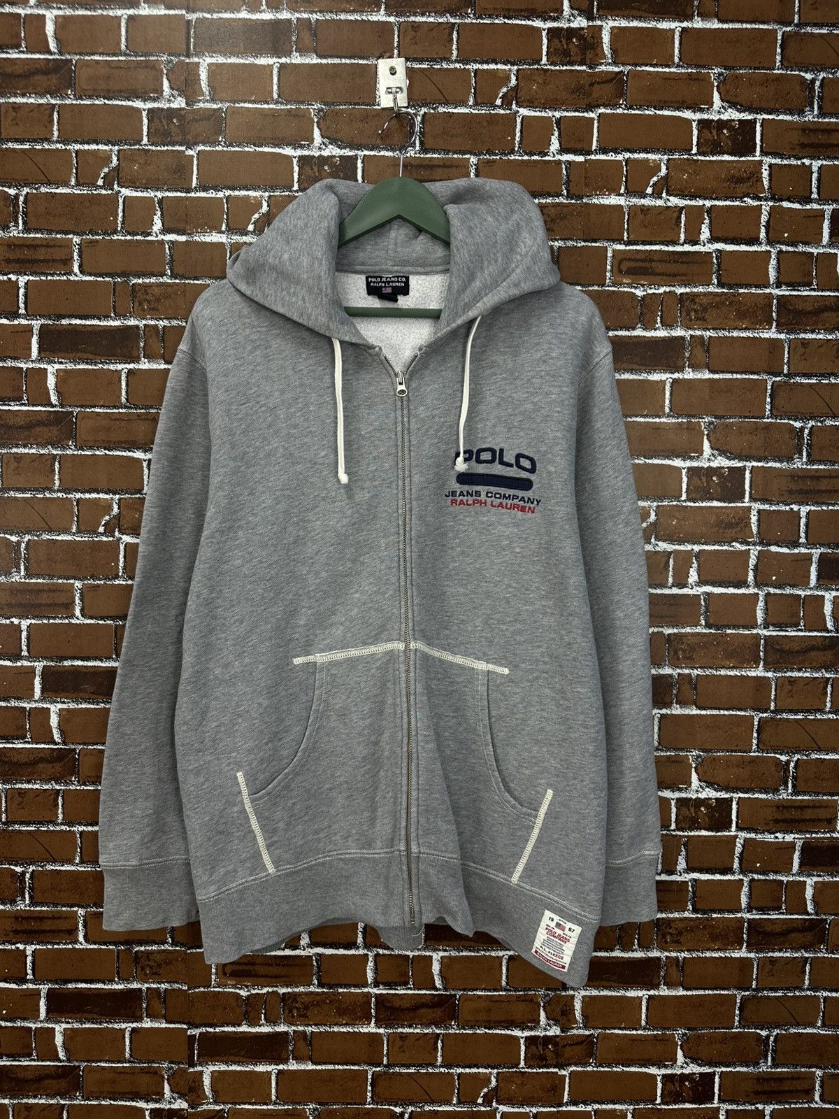 Ralph Lauren Vintage Polo Jeans Ralph Luren Hoodie Z381 Size US M / EU 48-50 / 2 - 1 Thumbnail