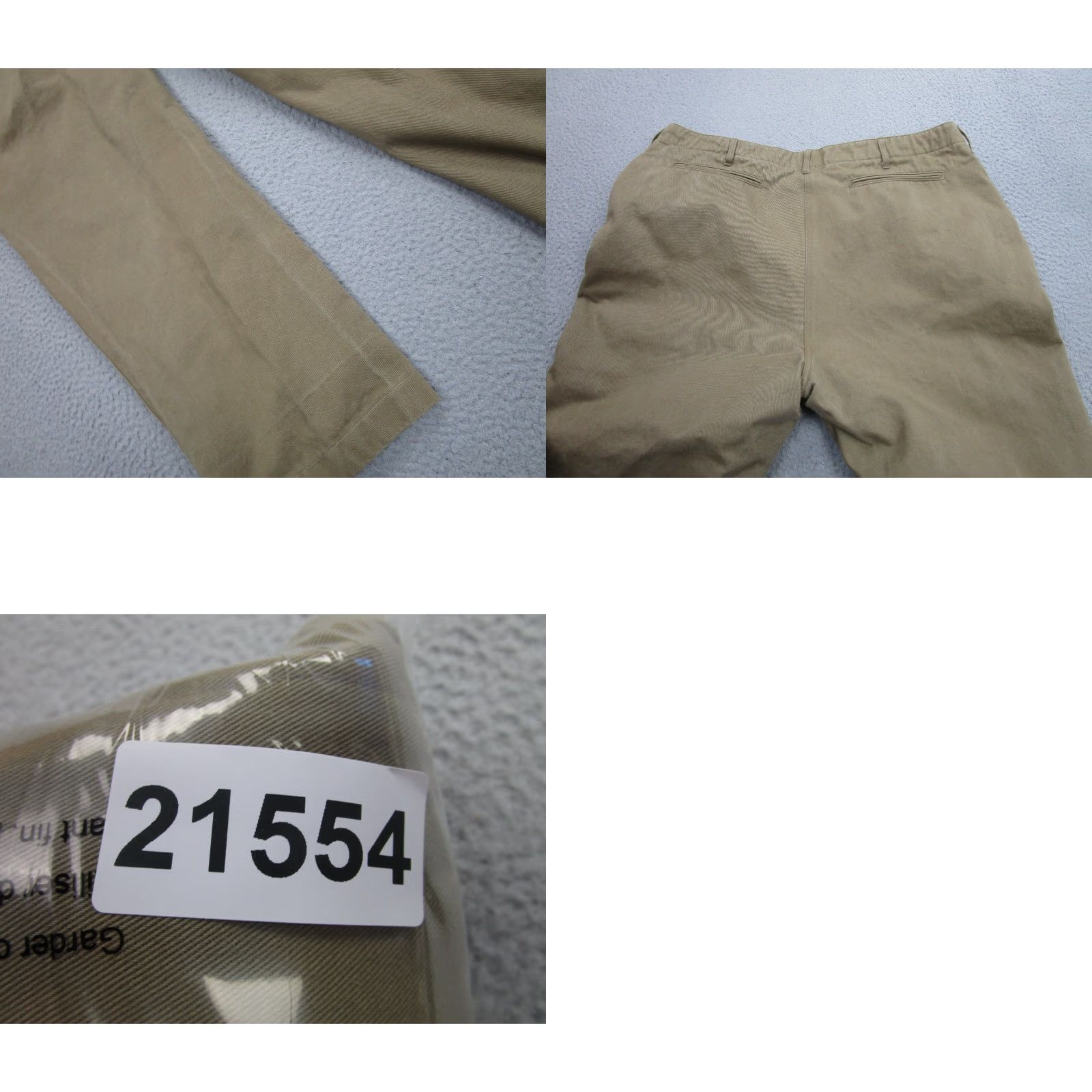 Vintage J. Peterman Pants Mens 40x32 Fits 38x32 Beige Chino Khaki Lined Warm Work Size US 40 / EU 56 - 11 Thumbnail