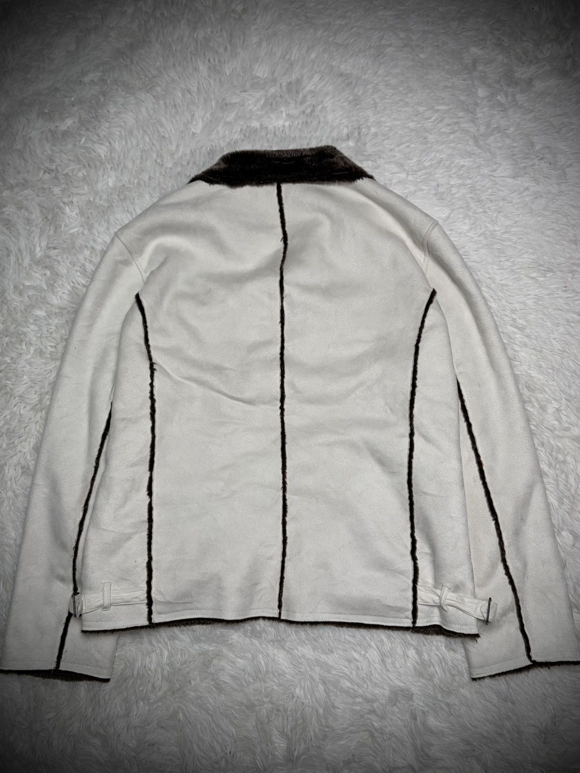 KMRii Rare Japanese Brand Evolution fur vkei leather jacket Size US XL / EU 56 / 4 - 7 Thumbnail