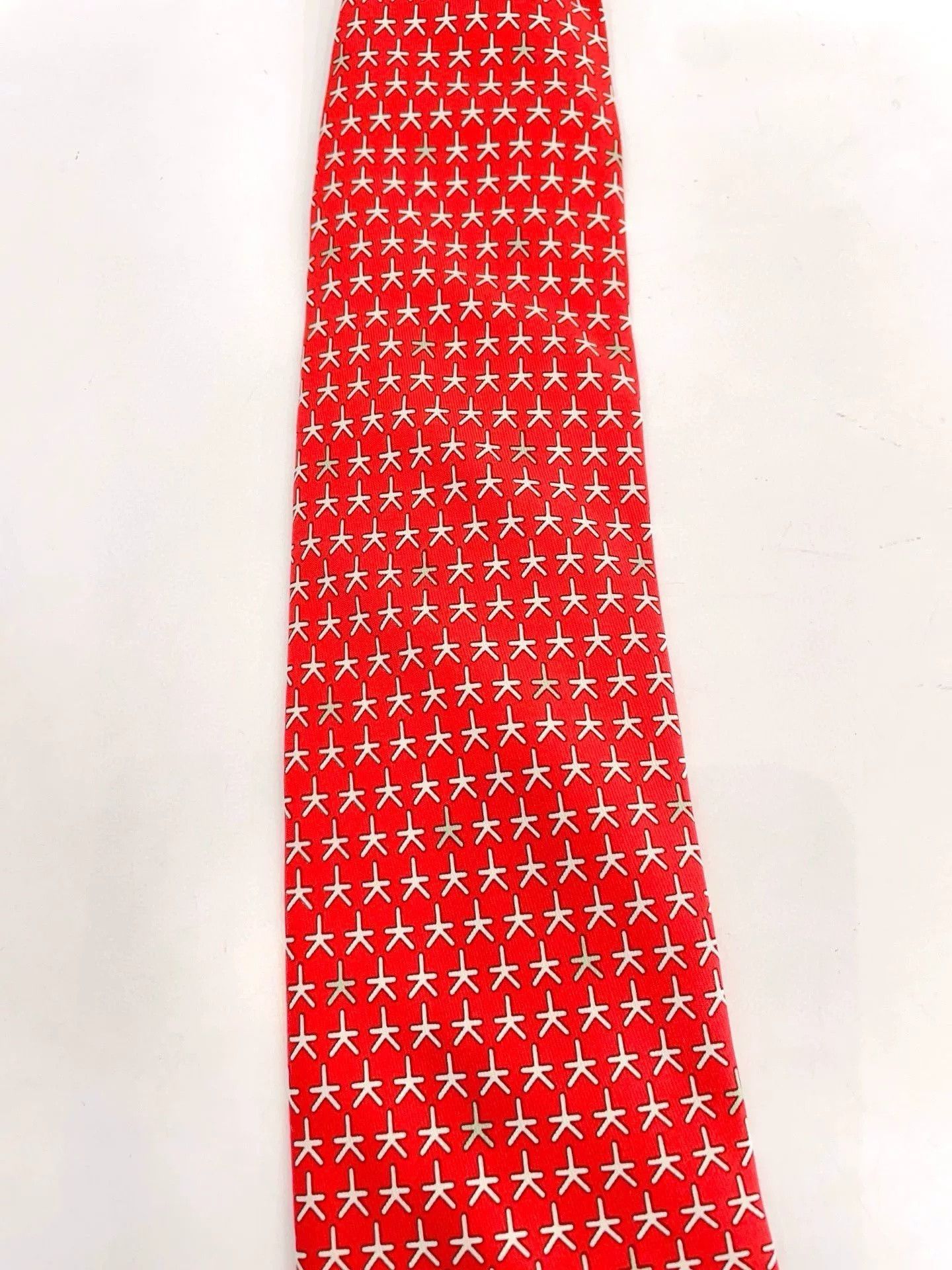 Hermes Hermes Limited Men's Silk Tie Size ONE SIZE - 4 Thumbnail