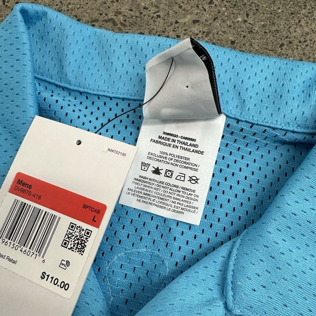 Nike New L Nike Sportswear Uphoria Project Mesh Floral Blue Shirt Size US L / EU 52-54 / 3 - 5 Thumbnail