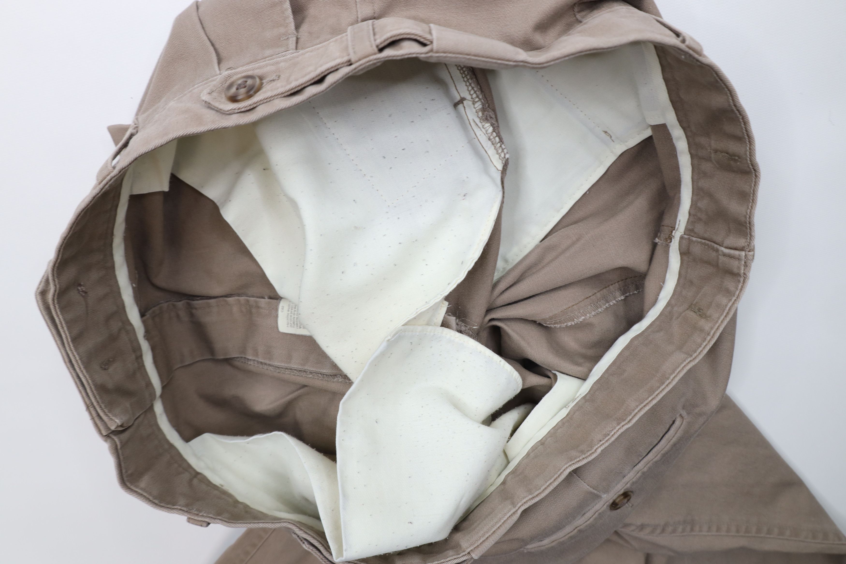 Vintage Vintage 90s Streetwear Relaxed Fit Chino Pants Beige USA Size US 36 / EU 52 - 8 Thumbnail