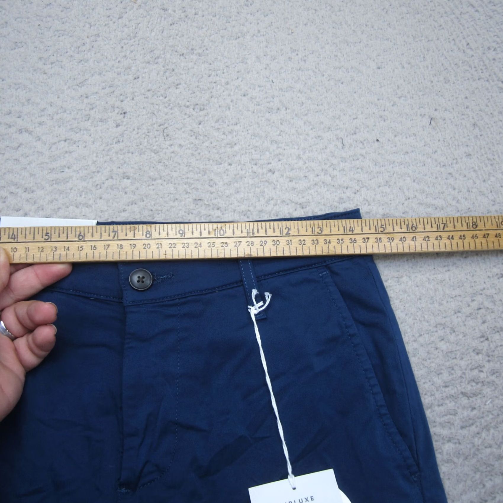 Griffin AG Adriano Goldschmied Shorts Mens 28 Blue Griffin Relaxed Chino Preppy Casual Size US 28 / EU 44 - 5 Thumbnail