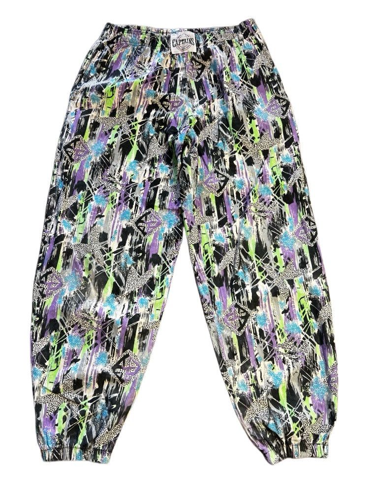 Vintage Vintage 1980's World Tour Captains Baggy Parachute Pants Size US 30 / EU 46 - 1 Thumbnail