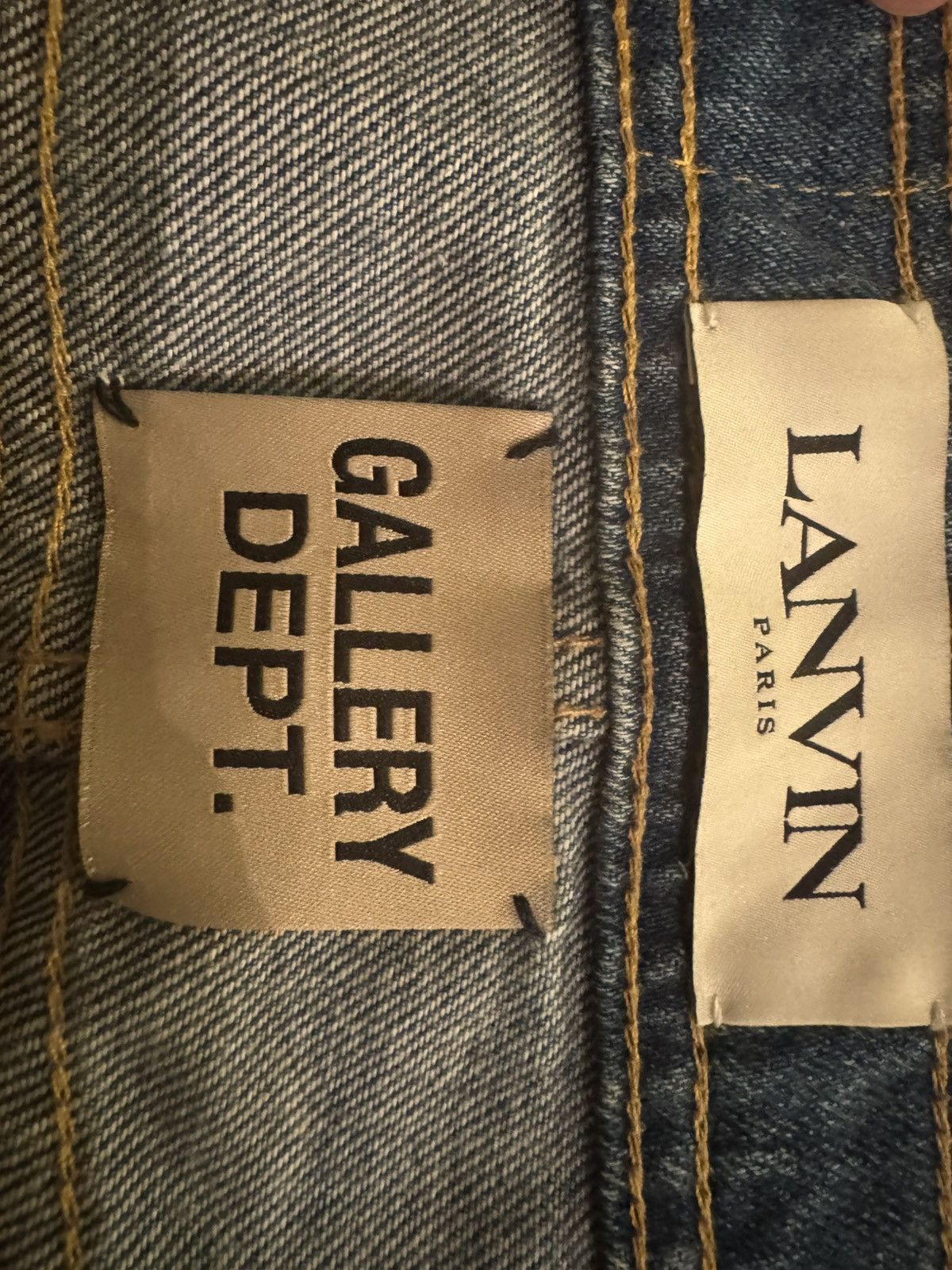 Gallery Dept. × Lanvin Lanvin X Gallery Dept cropped Jeans Size US 33 - 4 Thumbnail