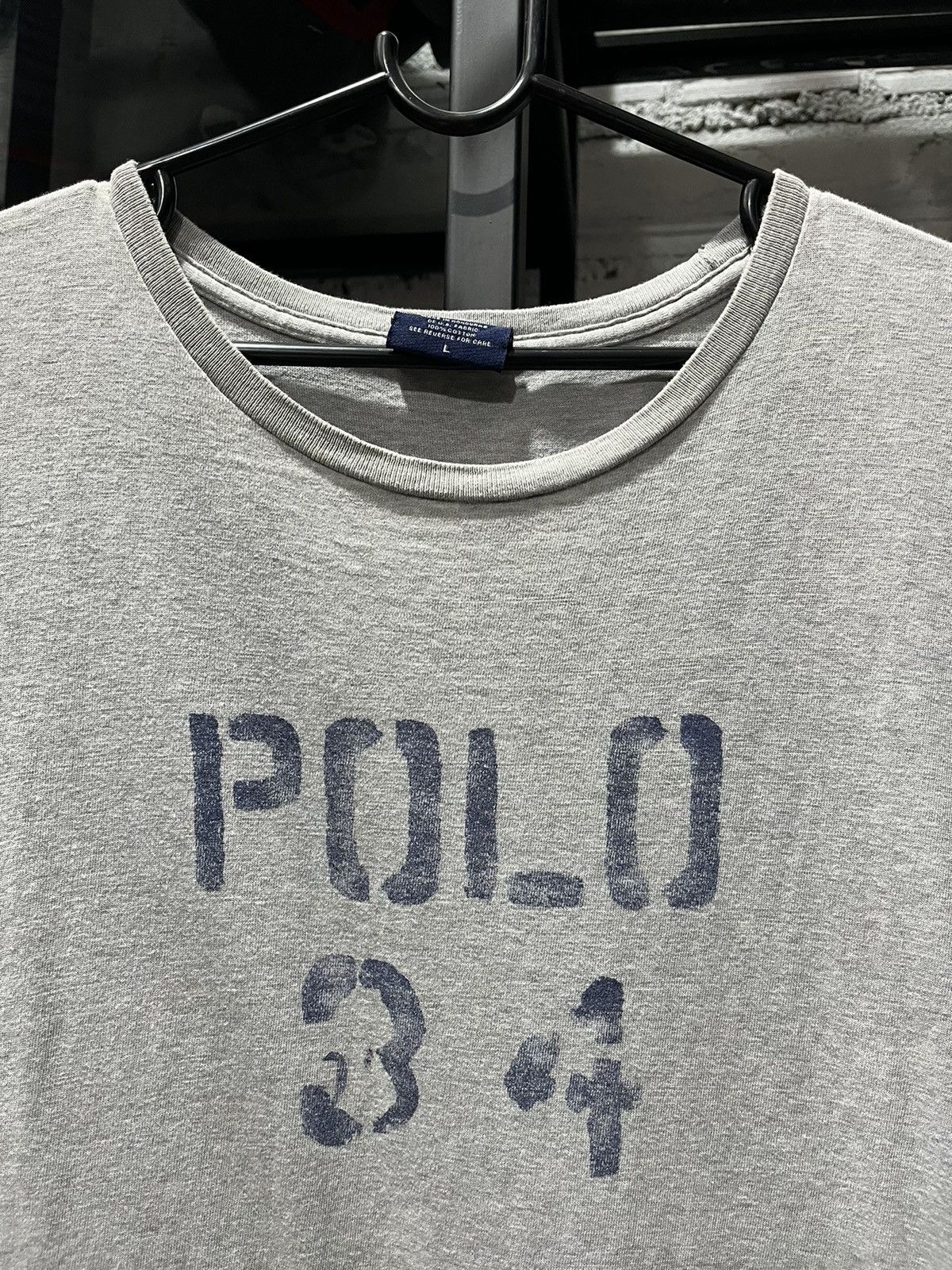 Polo Ralph Lauren Polo Ralph Lauren Spell Out Tee 90s Size US L / EU 52-54 / 3 - 2 Thumbnail