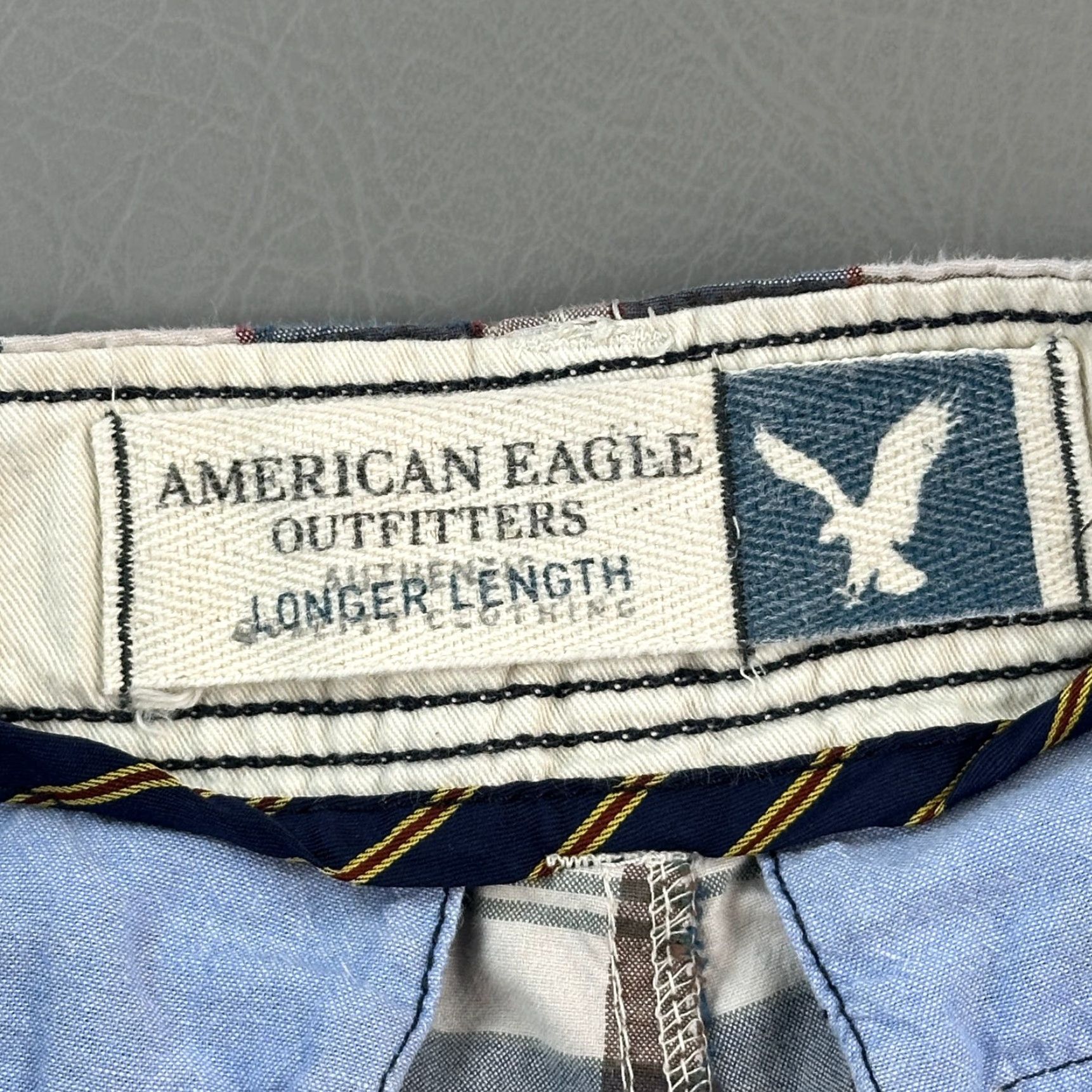 American Eagle Outfitters Vintage American Eagle Shorts Mens 30 Plaid Longer Length Chino Preppy Y2K Size US 30 / EU 46 - 4 Thumbnail