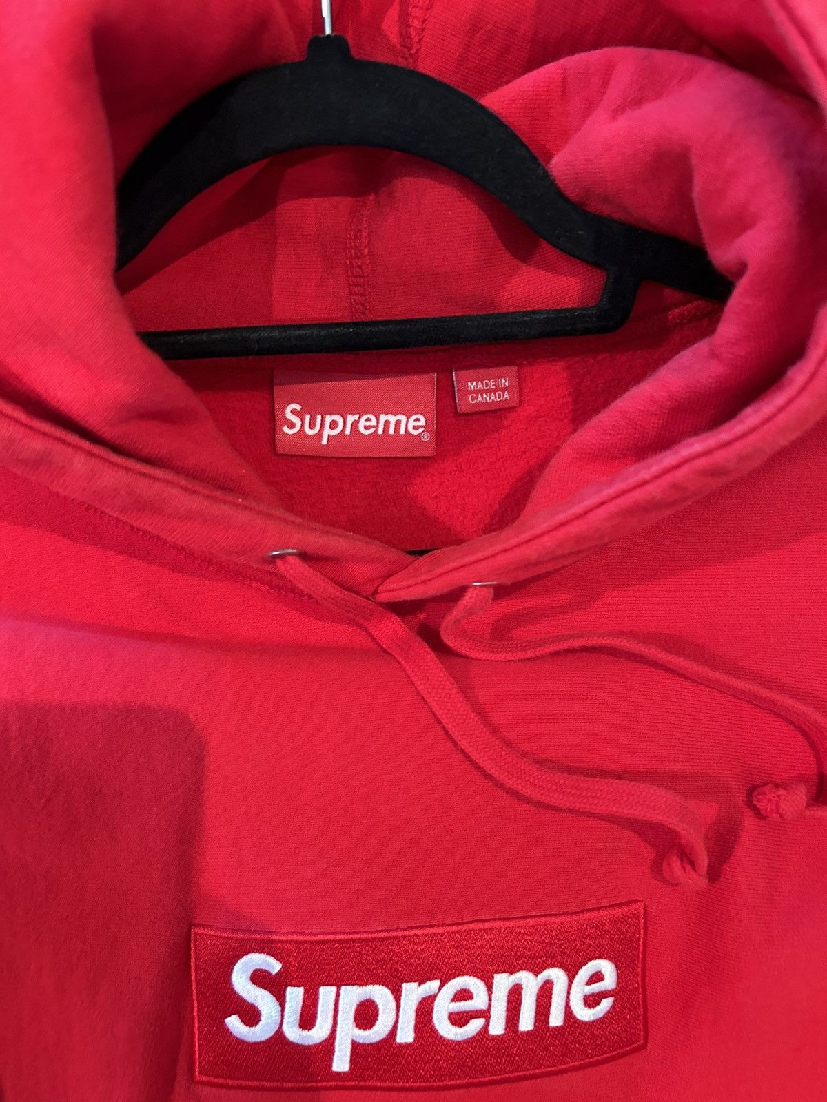 Supreme Supreme Box Logo Hoodie RED/RED Size US XL / EU 56 / 4 - 2 Thumbnail