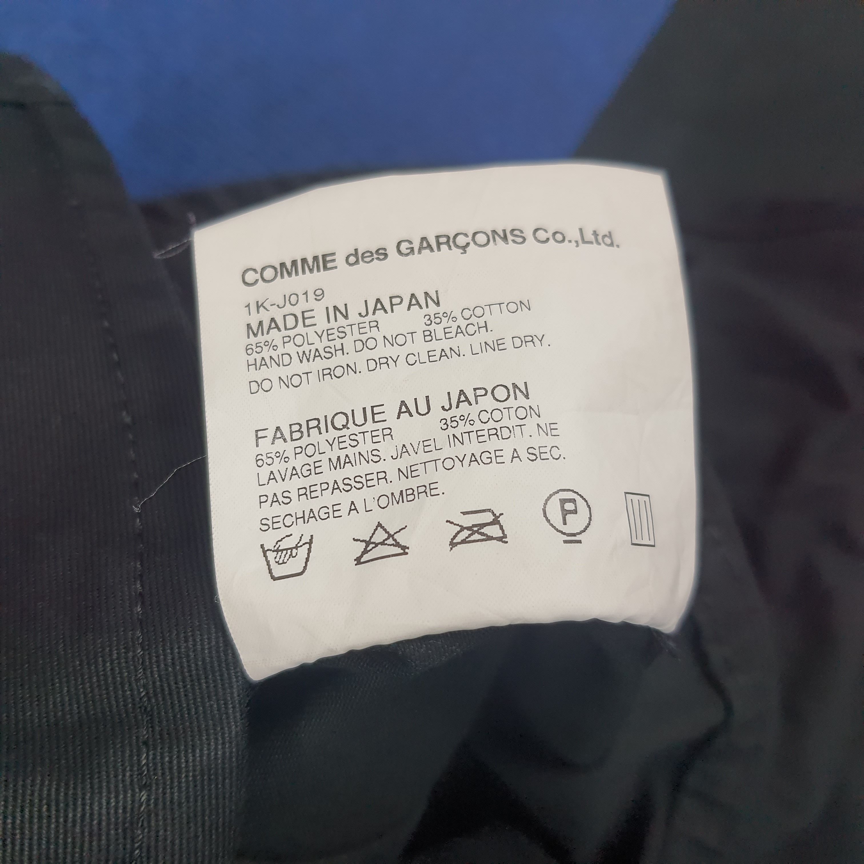 Comme des Garcons Black × Japanese Brand × Vintage Vintage Comme Des Garcons BLACK Japan Tailcoat Jacket Size US XS / EU 42 / 0 - 7 Thumbnail