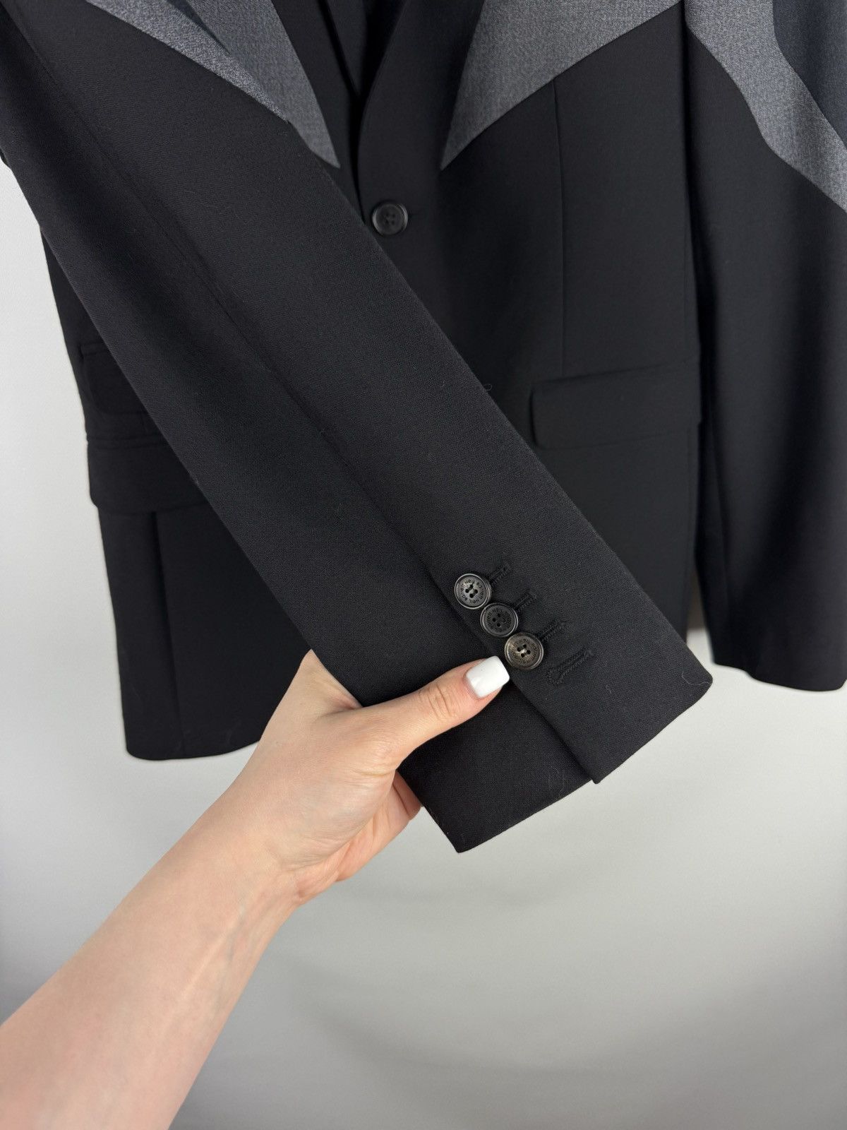 Neil Barrett Neil Barrett Wool Blazer Jacket Size US 36 / EU 46 Slim Fit Size 36R - 11 Thumbnail