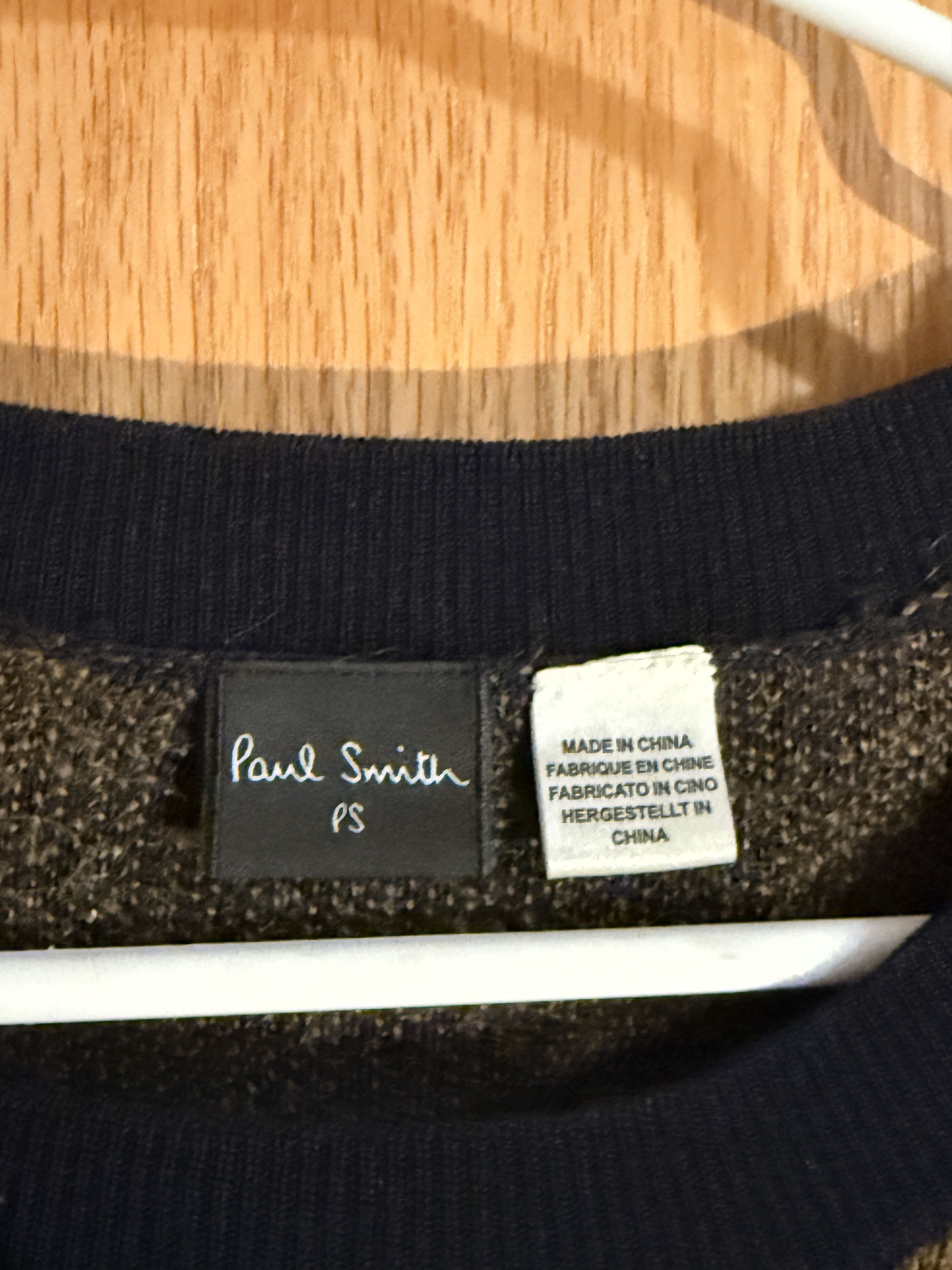 Paul Smith Paul Smith Small Gold Grey Wool Pattern Houndstooth Merino Size US S / EU 44-46 / 1 - 4 Thumbnail