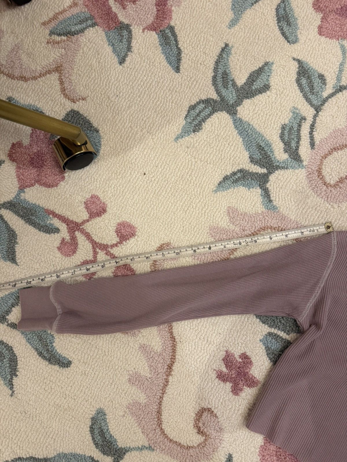 BP. Waffle Knit Mauve Long Sleeve Crop Top Y2K Cozy Aesthetic Size XS / US 0-2 / IT 36-38 - 11 Thumbnail