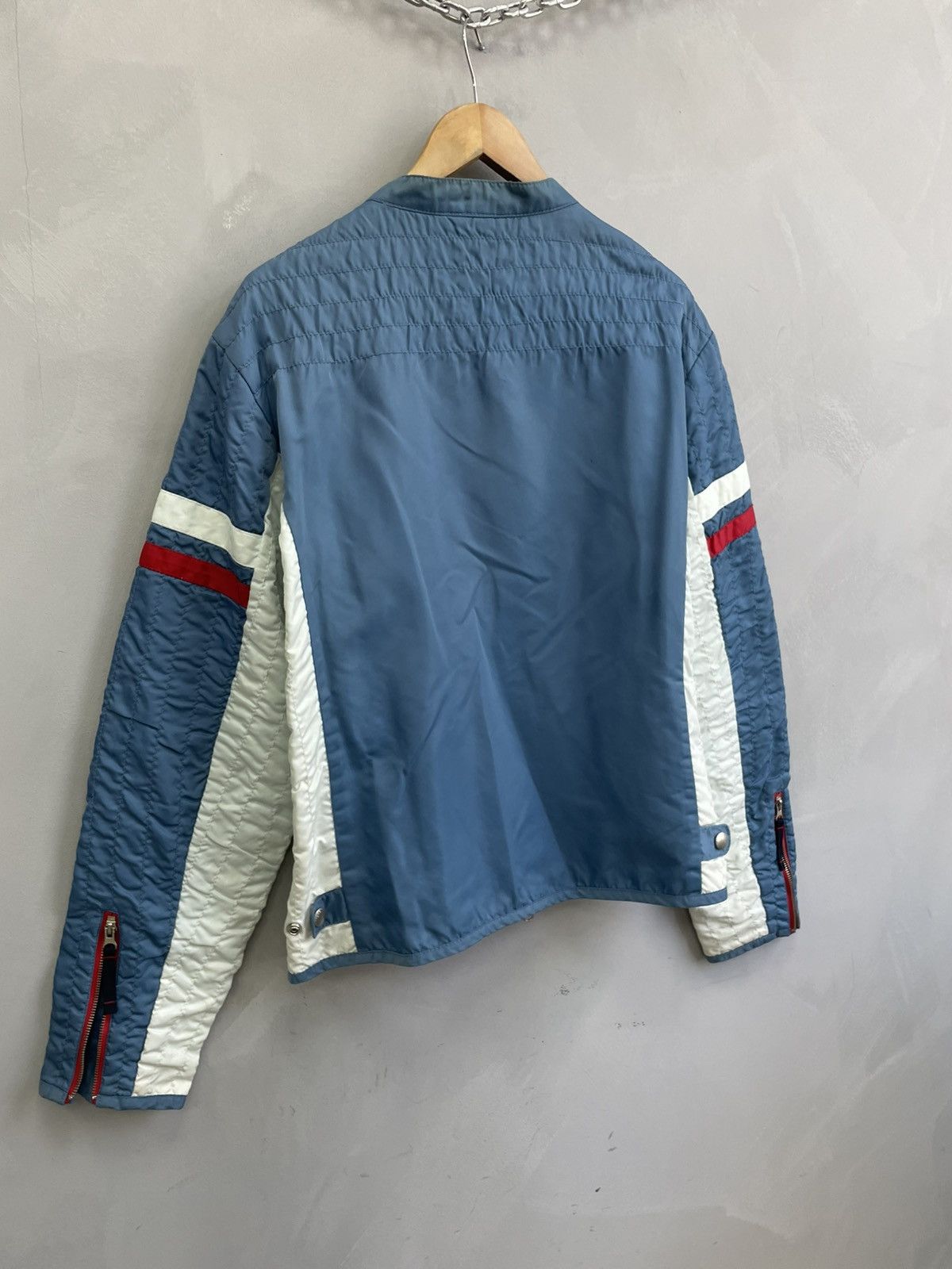 Energie Energie nylon racing moto jacket cropped y2k Size US XL / EU 56 / 4 - 10 Thumbnail
