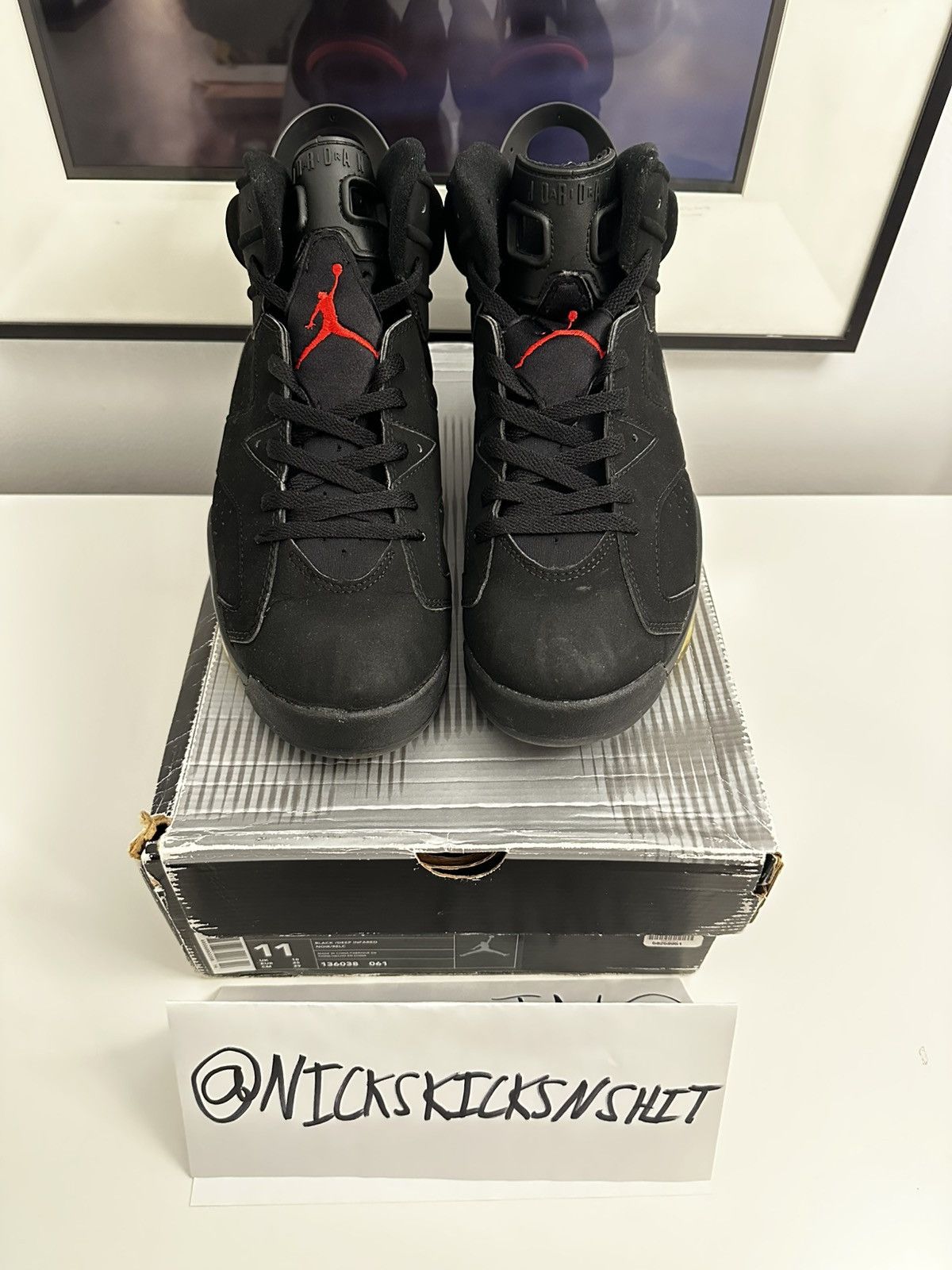 Jordan 6 Retro Infrared Black (2000)