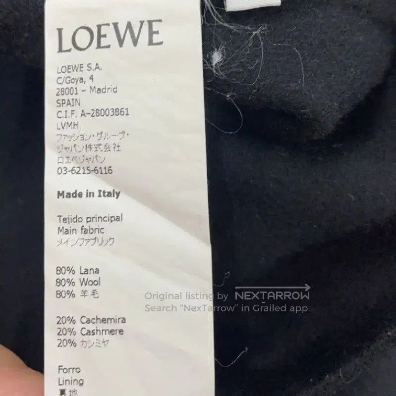 Loewe Loewe Women's Navy Wool Cardigan . Size L / US 10 / IT 46 - 5 Thumbnail
