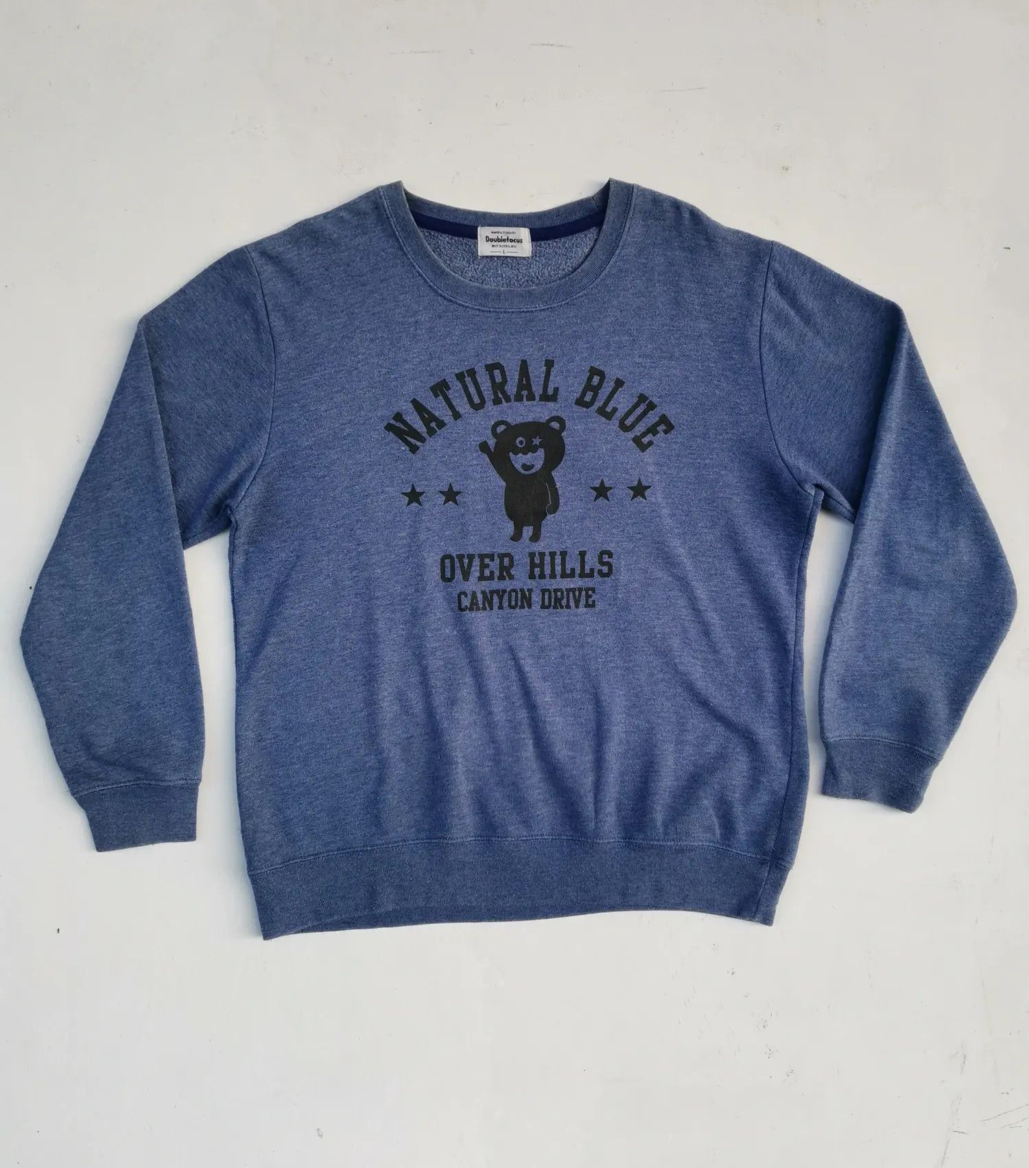 Japanese Brand Rare!!! Natural Blue Over Hills Canyon Drive Sweatshirt Size US L / EU 52-54 / 3 - 1 Thumbnail