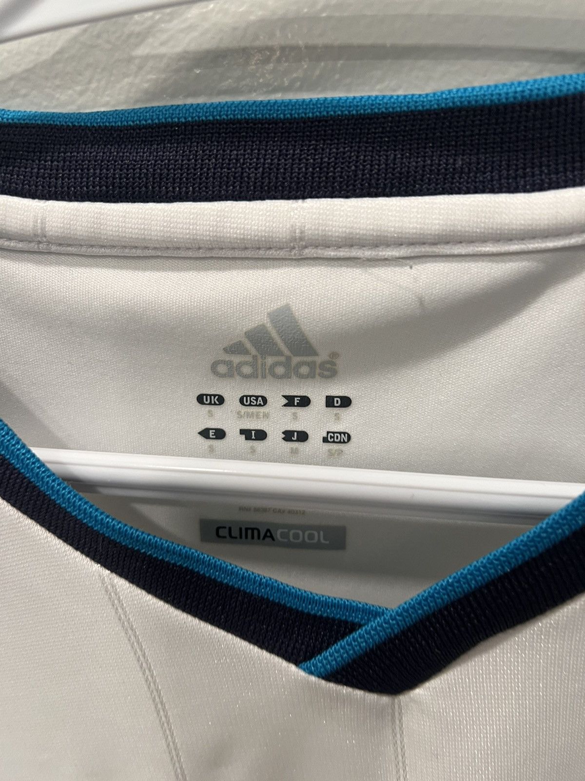Adidas × Vintage Men's Adidas Real Madrid 2012-13 Home Soccer Jersey Size US S / EU 44-46 / 1 - 3 Thumbnail
