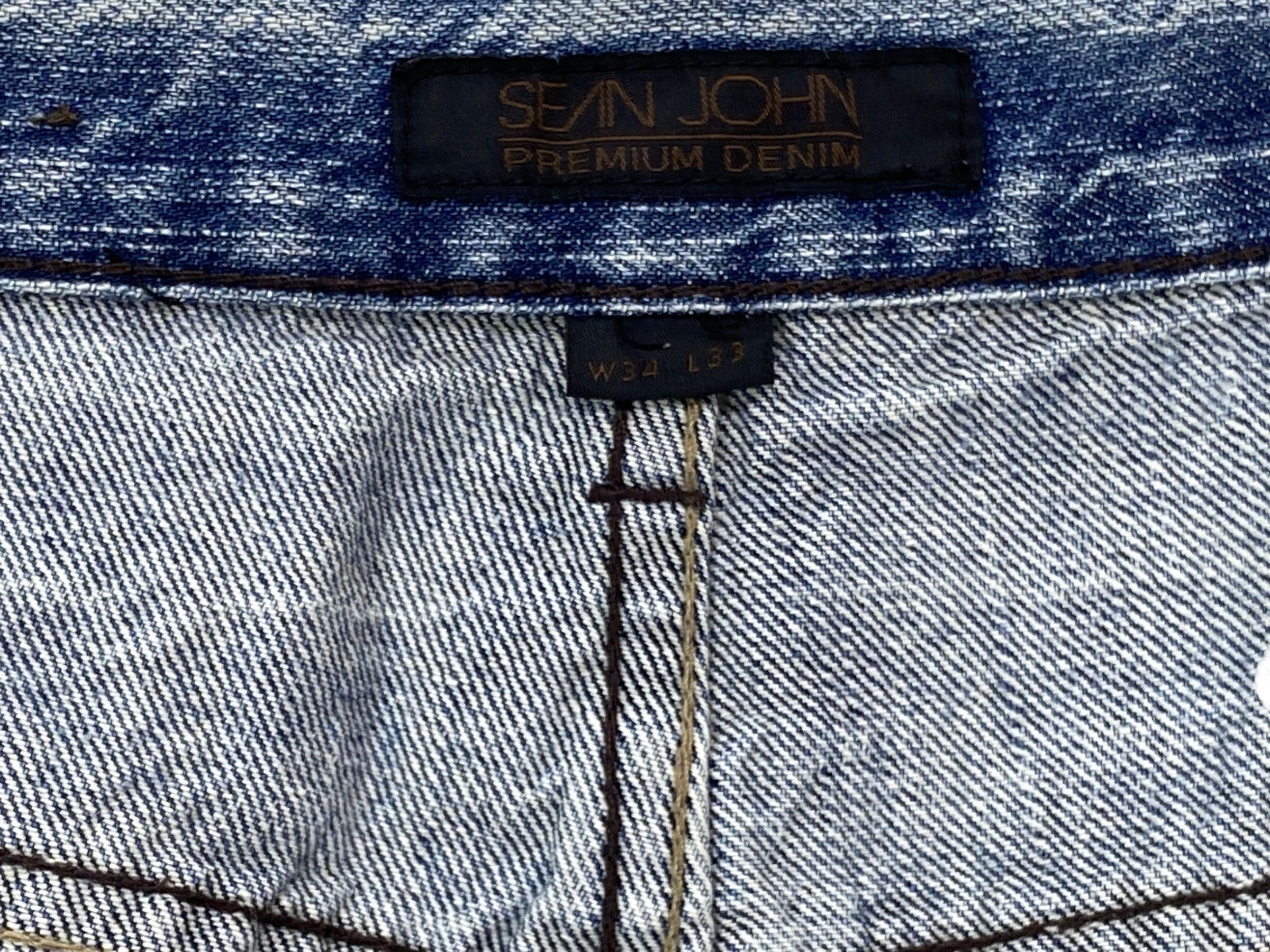 Sean John Sean John Jeans Hip Hop Skateboard Pants Baggy Jeans Size US 35 - 12 Thumbnail