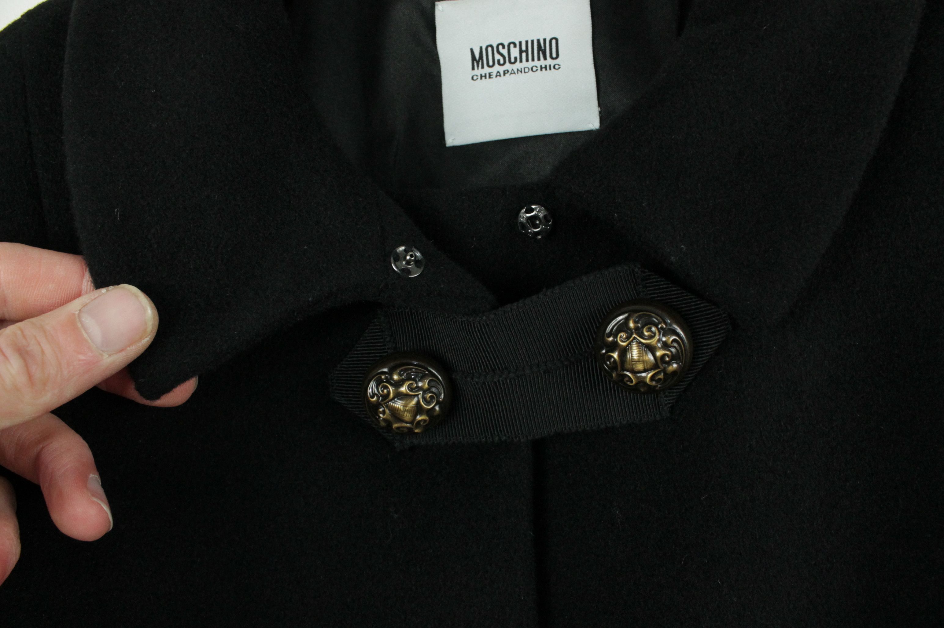 Moschino Moschino Cheap And Chic Angora Wool Military Jacket Women's Size M / US 6-8 / IT 42-44 - 3 Thumbnail