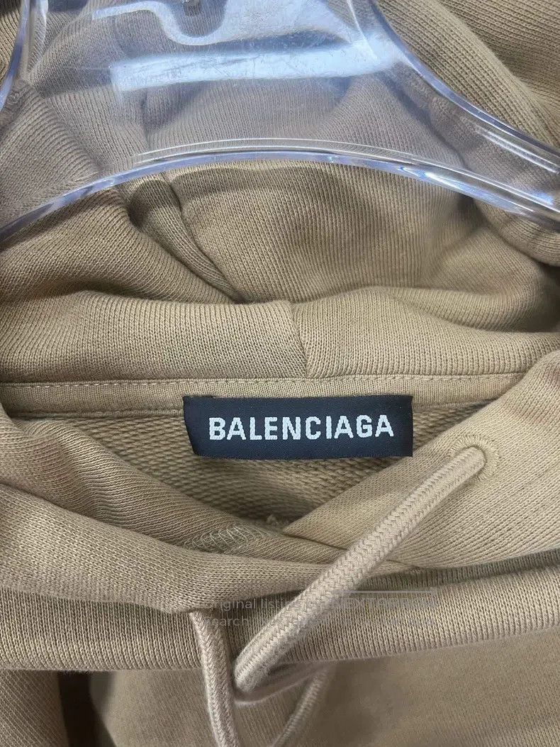 Balenciaga Balenciaga Wheat logo letter print hooded solid color swea Size US S / EU 44-46 / 1 - 3 Thumbnail