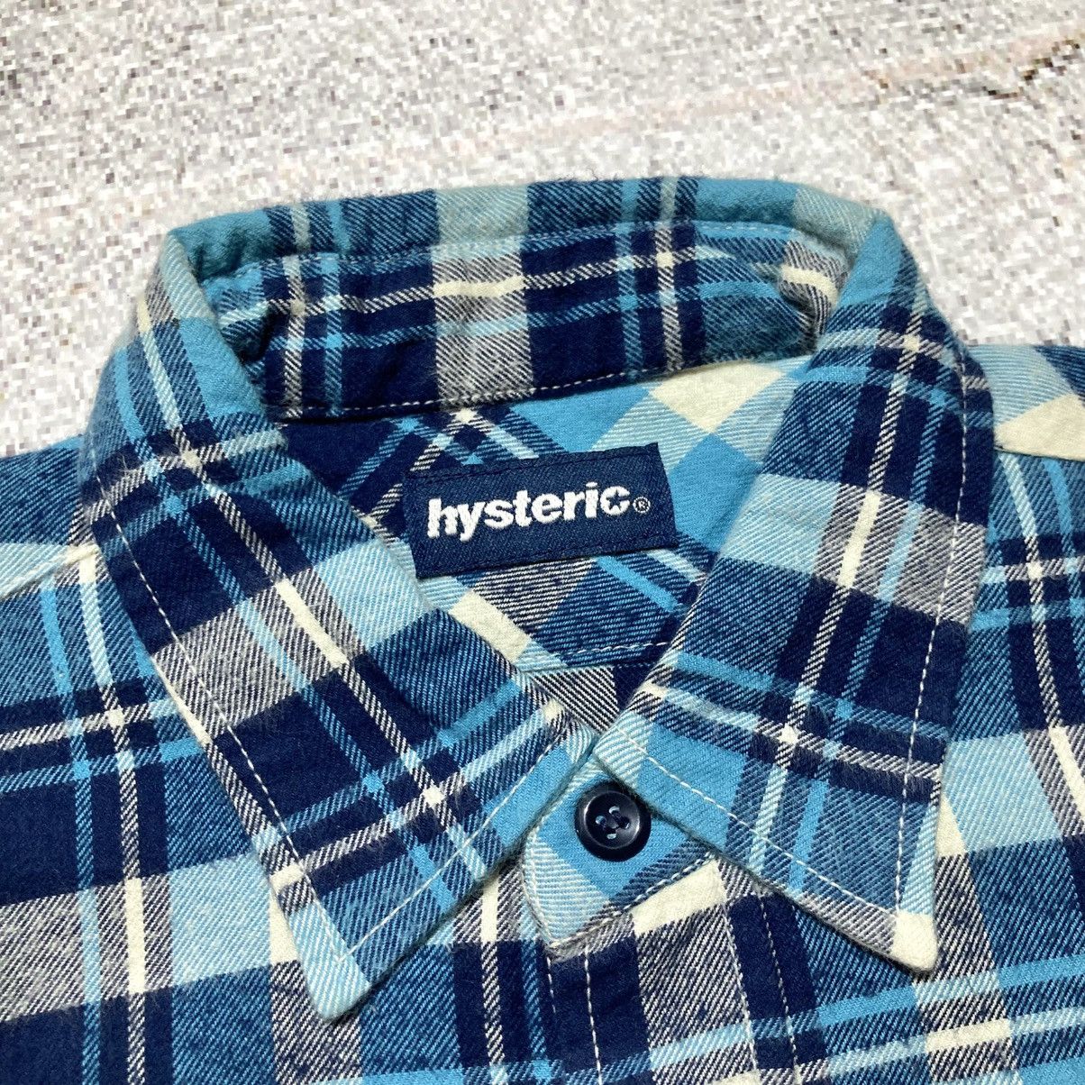 Hysteric Glamour Vintage Hysteric Glamour Veterano Flanel Plaid Shirt Blue Size US L / EU 52-54 / 3 - 14 Thumbnail