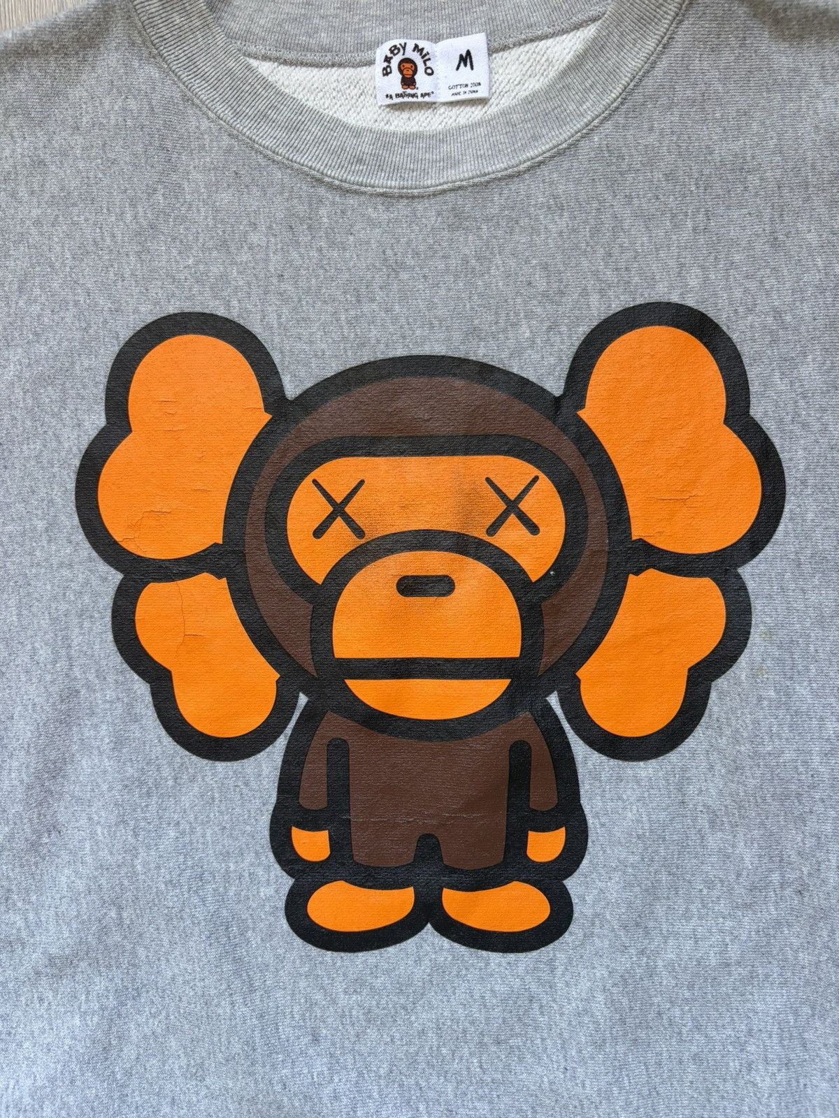 Bape × Kaws ‘05 Baby Milo x Kaws “Baby Gollie” Sweatshirt Size US M / EU 48-50 / 2 - 2 Thumbnail