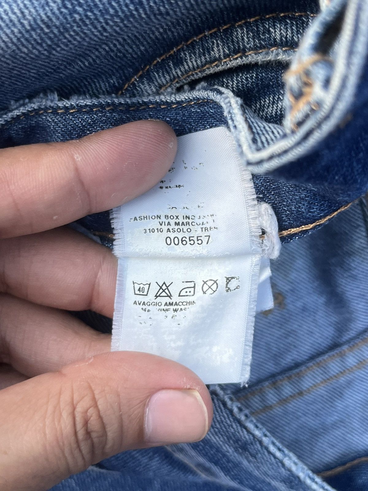 Replay Vintage Made in Italy Reply Blue Washed Mid Rise Flare Jeans Size US 30 / EU 46 - 10 Thumbnail