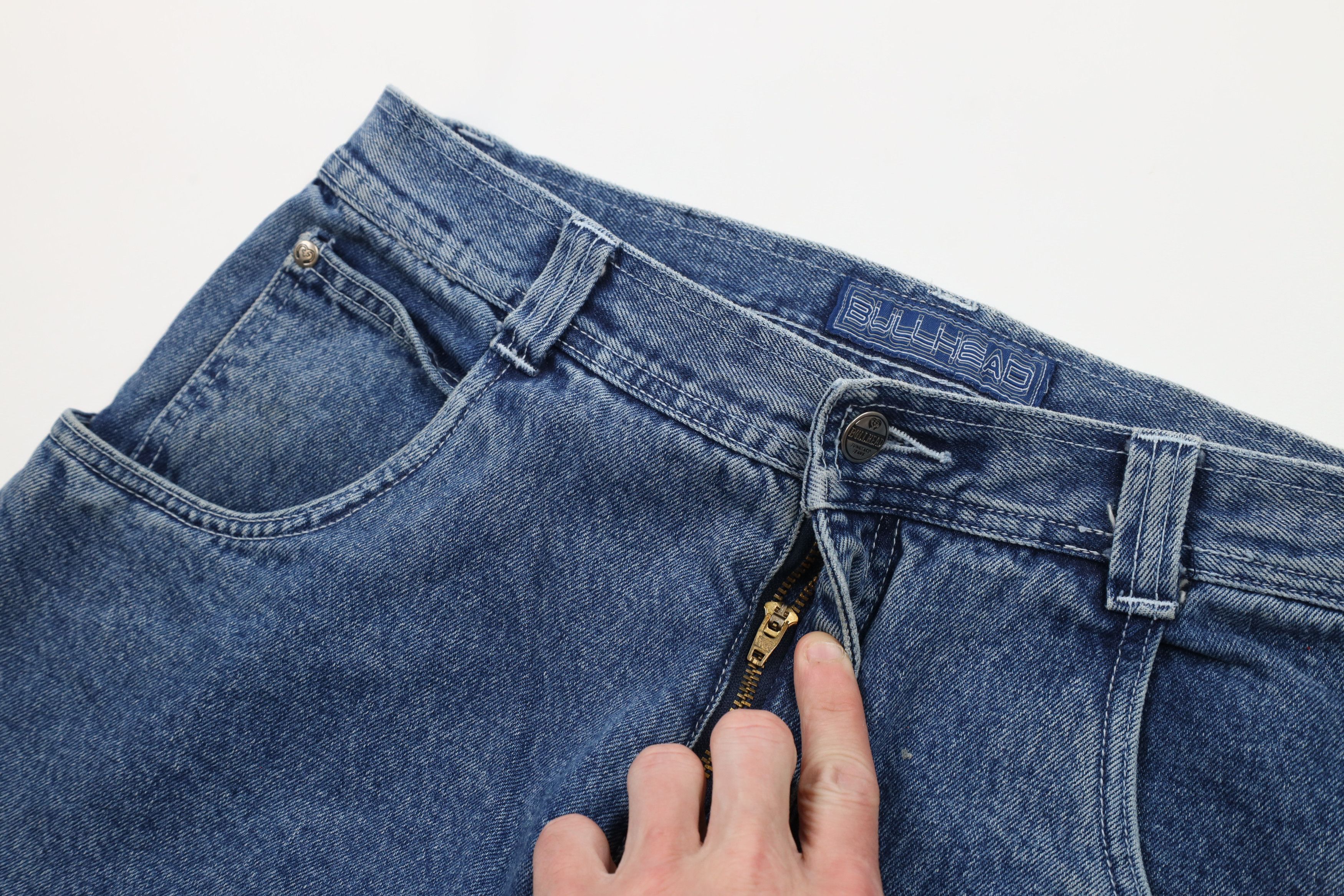 Vintage Vintage 90s Streetwear Baggy Big Pocket Wide Leg Jeans Size US 34 / EU 50 - 6 Thumbnail