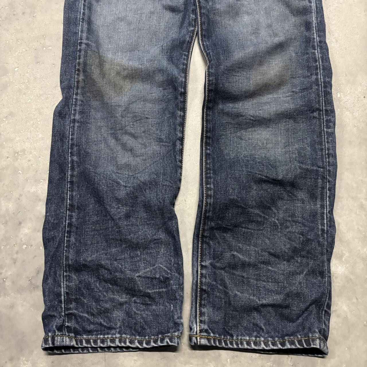 Polo Ralph Lauren × Vintage Crazy Vintage Y2K/2000s Grunge Polo Ralph Lauren Dark Wash Denim Jeans! Size US 34 / EU 50 - 6 Thumbnail