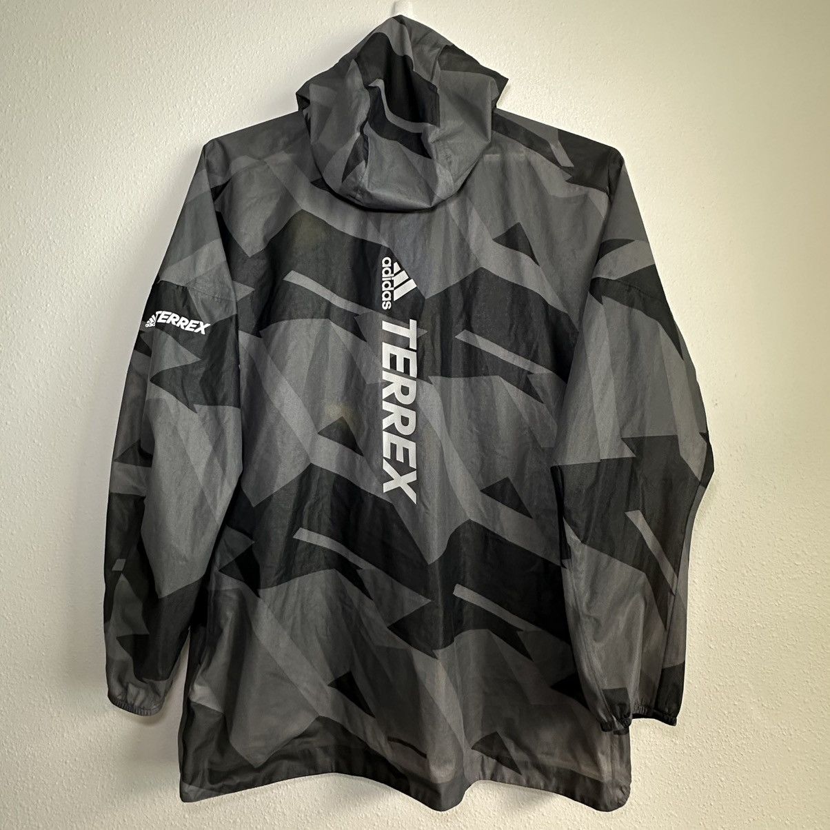 Adidas Adidas Terrex Rain Jacket Men’s 2XL Hooded Running Jacket Size US XXL / EU 58 / 5 - 3 Thumbnail