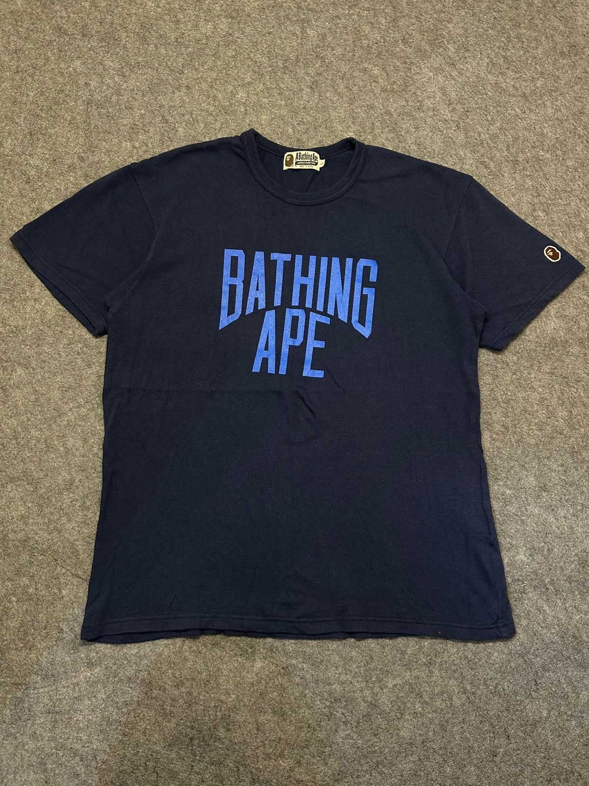 Bape A Bathing Ape "Bicolor NYC Logo" t-shirt with a blue graphic Size US L / EU 52-54 / 3 - 1 Thumbnail