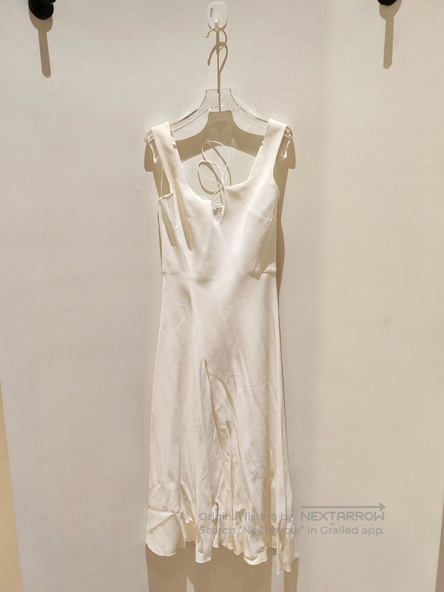 Victoria Beckham Victoria Beckham White Sling Dress. Size XS / US 0-2 / IT 36-38 - 4 Thumbnail
