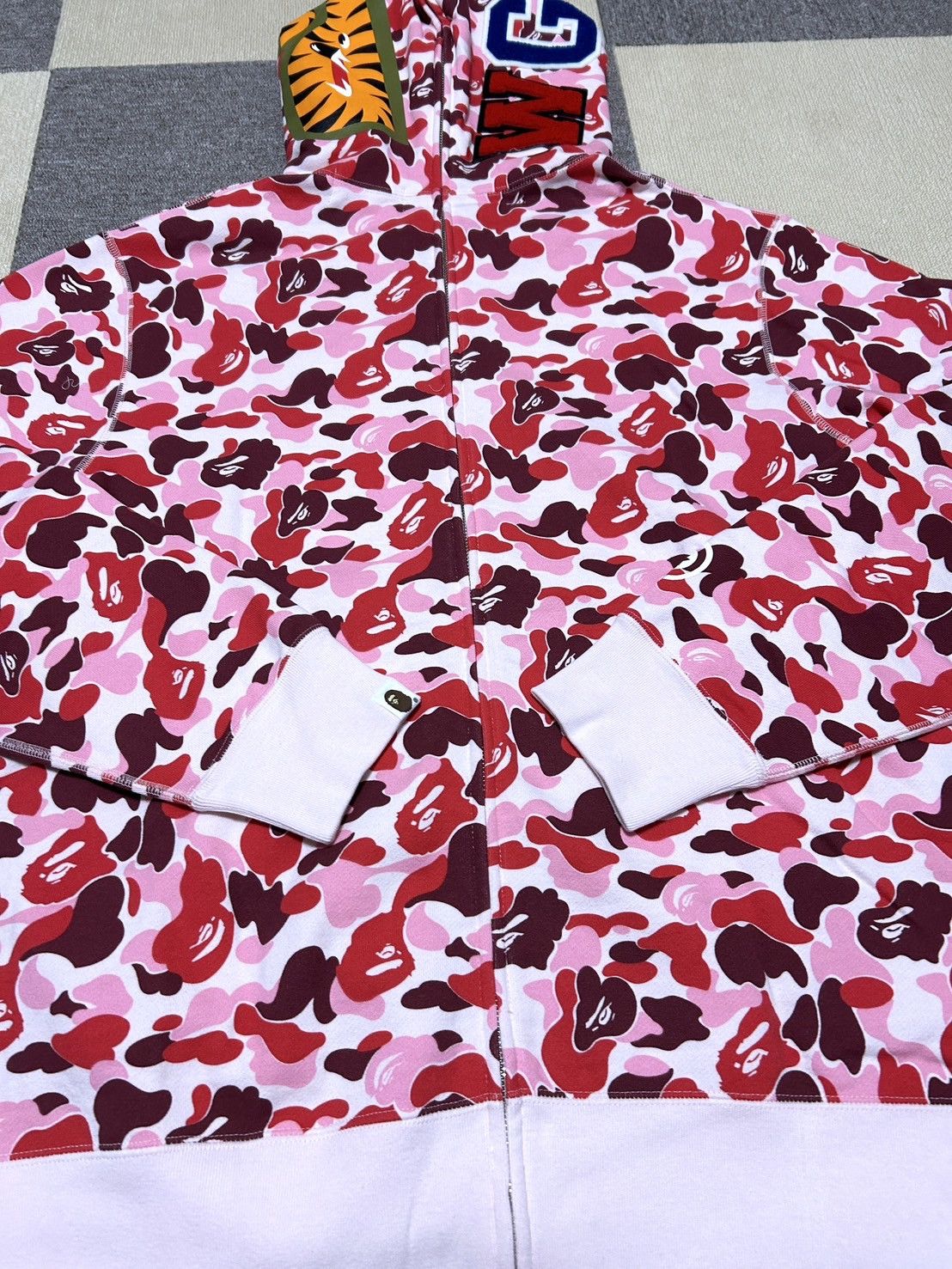 Bape Bape Hiroshima Camo Shark Full Zip Hoodie Size US XL / EU 56 / 4 - 4 Thumbnail