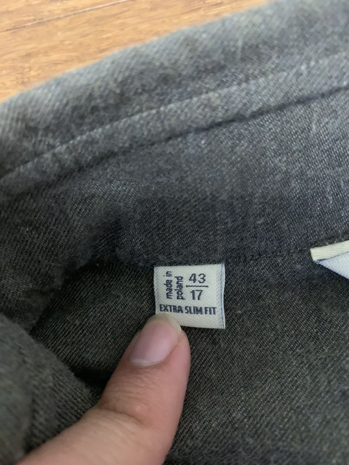 Suitsupply Suit Supply Egyptian Cotton Button Up 17/43 Extra Slim Fit Size US XL / EU 56 / 4 - 4 Thumbnail