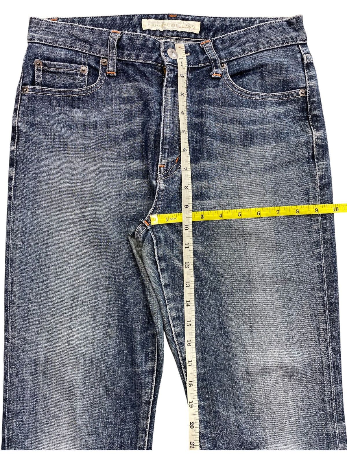 POST ARCHIVE FACTION (PAF) UNIQLO Brand Whiskers Faded Wash Style Flare Jeans Size US 30 / EU 46 - 8 Thumbnail