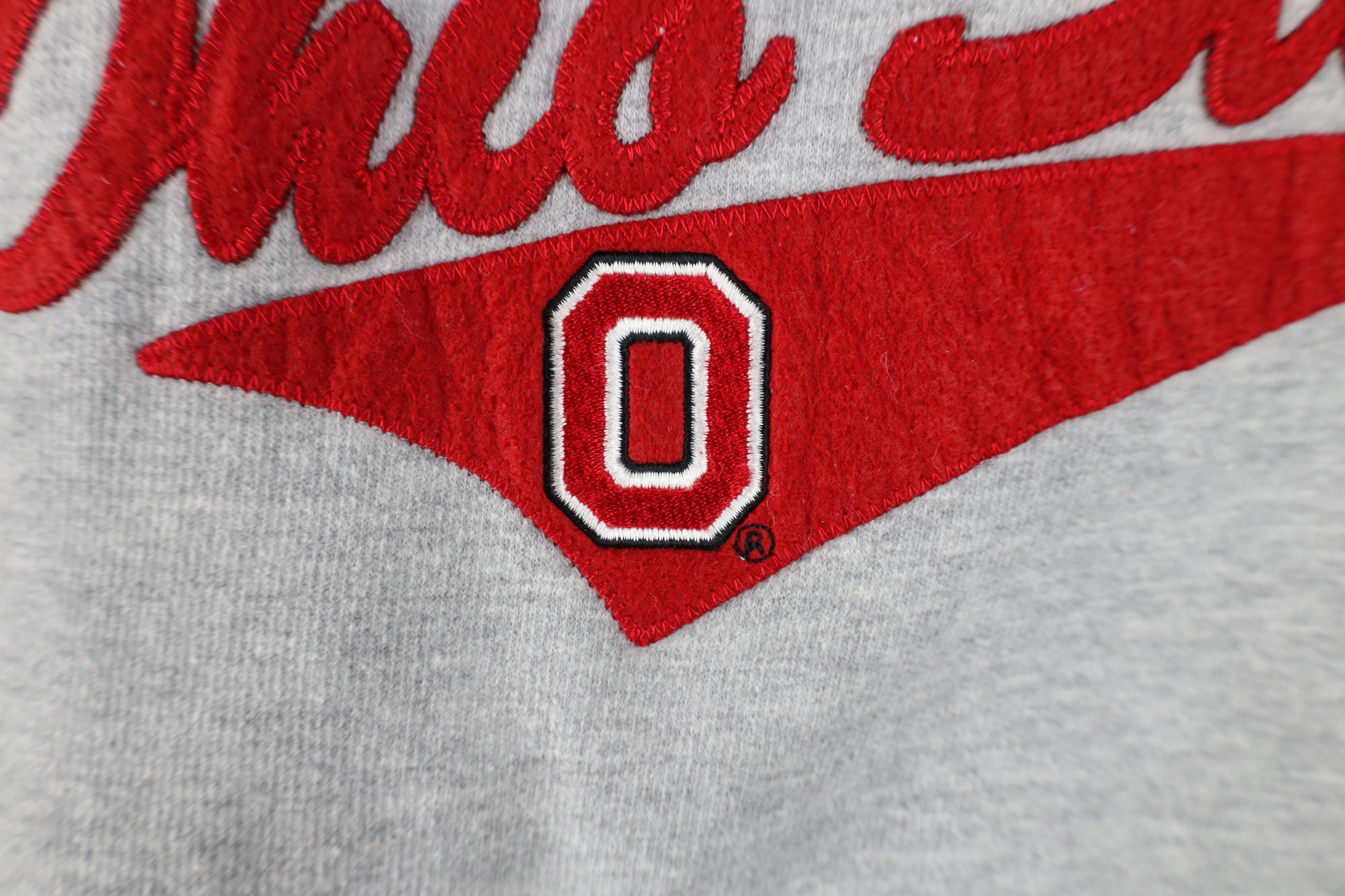 Vintage Vintage 90s Spell Out Script Ohio State University Hoodie Size US XXL / EU 58 / 5 - 5 Thumbnail