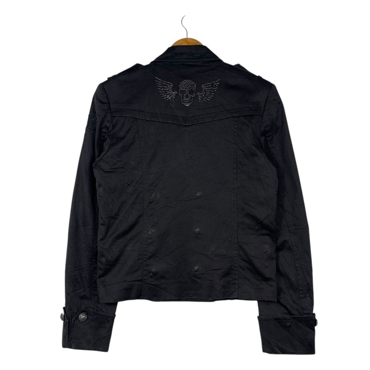 Knightsbridge KNIGHT BRIDGE Skull Japanese Brand Backhit Logo Coat Jacket Size S / US 4 / IT 40 - 2 Thumbnail