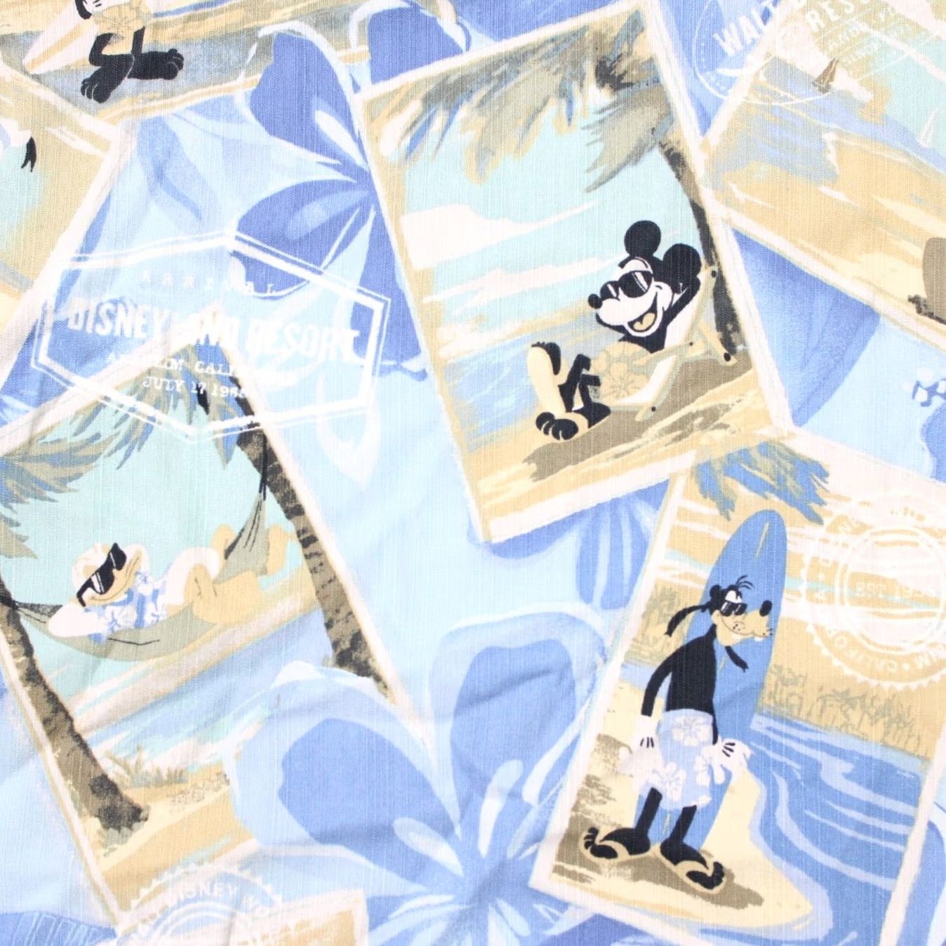 Tommy Bahama VINTAGE Tommy Bahama x Disney Parks Shirt Mens 3XL Blue Mickey Goofy Silk Hawaiian S/S Size US XXL / EU 58 / 5 - 6 Thumbnail