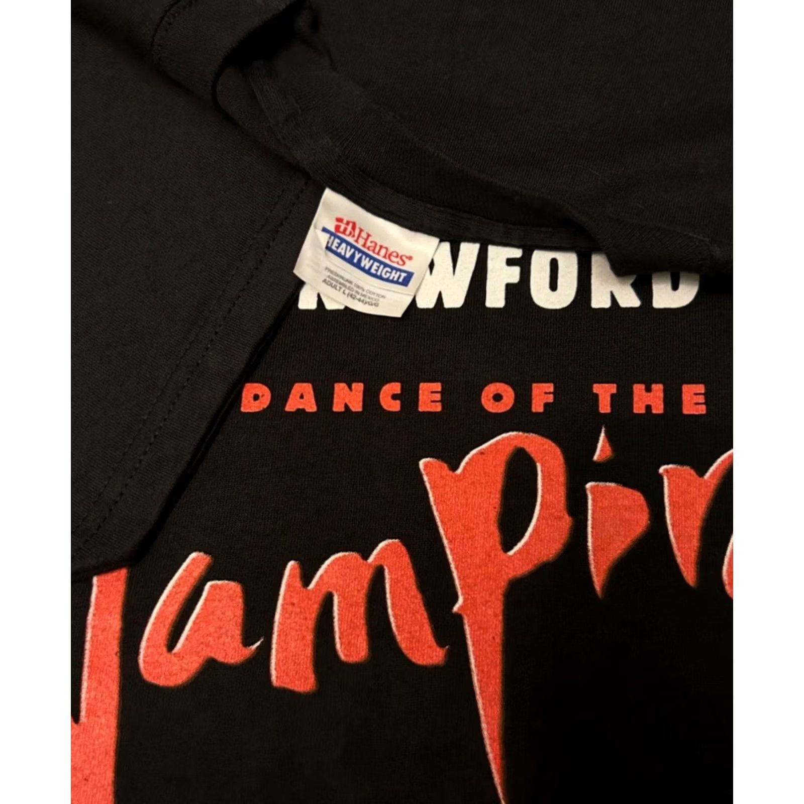 DANCER VINTAGE Michael Crawford Dance Of The Vampires VTG Shirt L Mens Black 90s Horror Movie Music 1990s Size US L / EU 52-54 / 3 - 3 Thumbnail