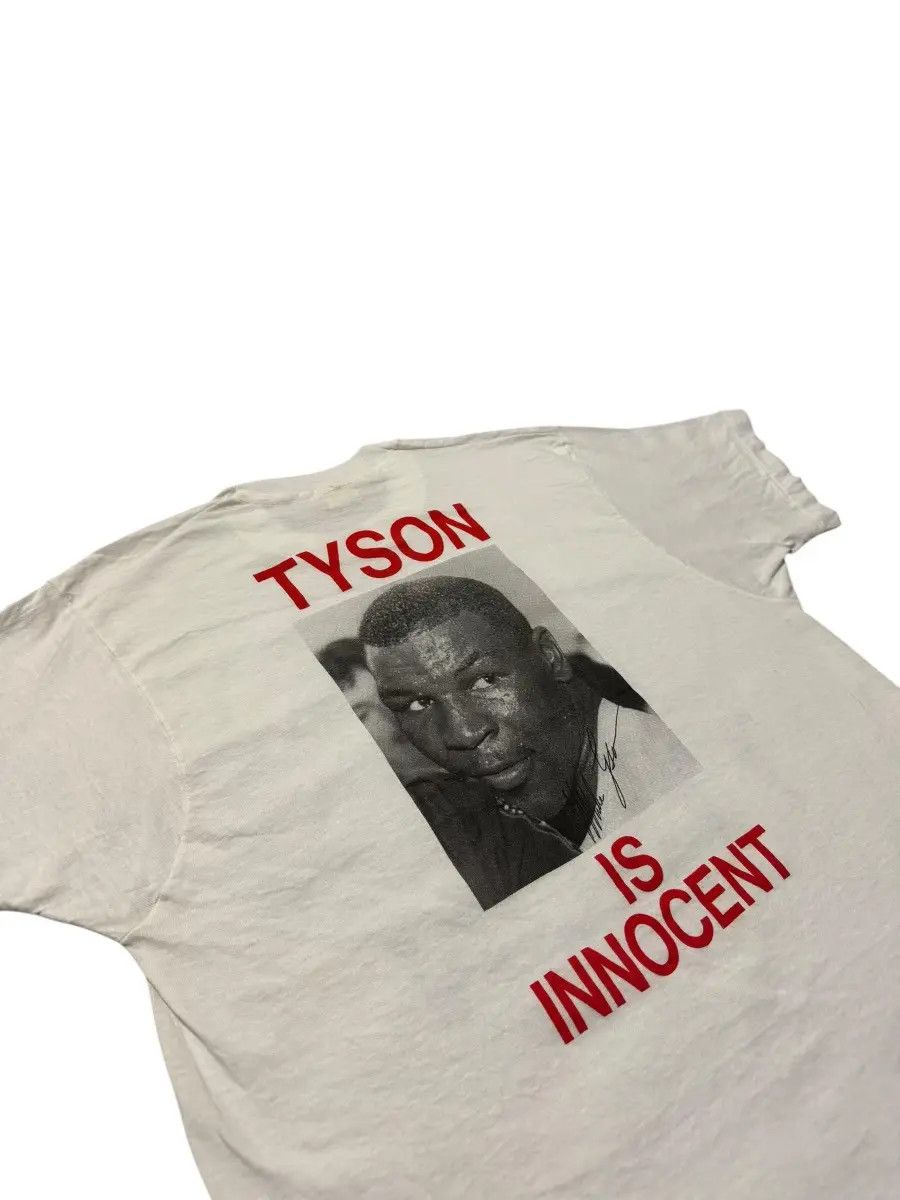 Vintage 1992 Free Mike Tyson shirt (New) Size US XL / EU 56 / 4 - 4 Thumbnail