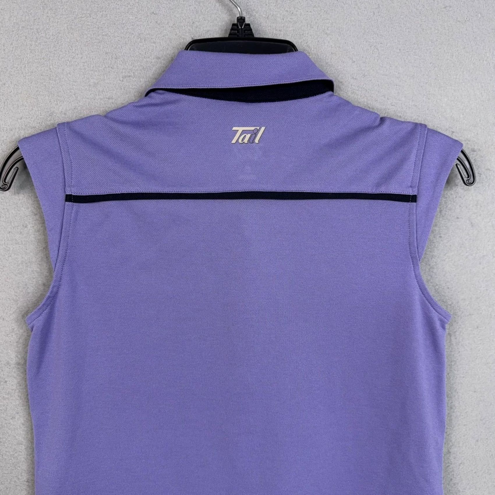 Vintage Tail Polo Shirt Womens Small Purple Sleeveless Tail Tech Golf Tennis Stretch Polo Shirt Womens Small Purple Sleeveless Tail Tech Golf Tennis Stretch Size S / US 4 / IT 40 - 7 Thumbnail