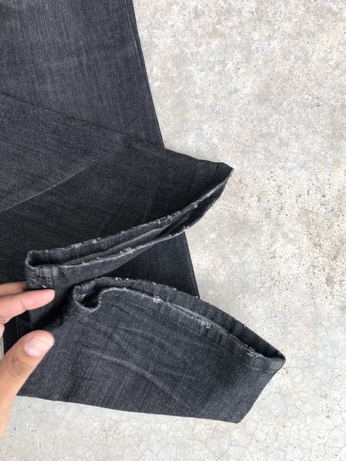 If Six Was Nine Japanese Zero Flared Jeans Distressed Jeans Size US 31 - 13 Thumbnail